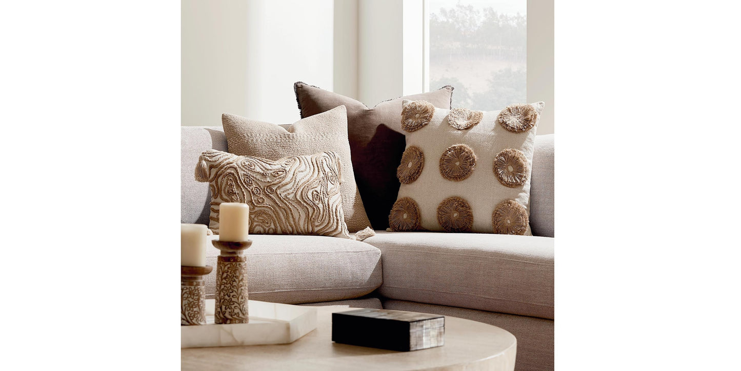 Ferguson Natural Pillow Bassett Home Decor