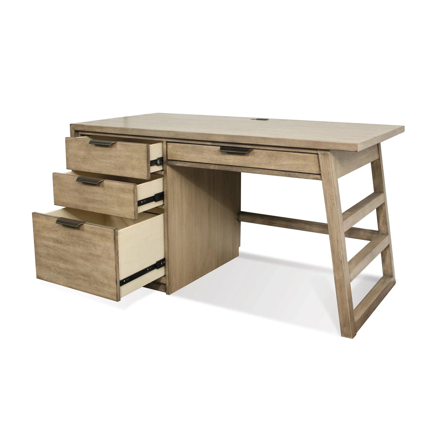 Perspectives Single Pedestal Desk Riverside Furniture Desks