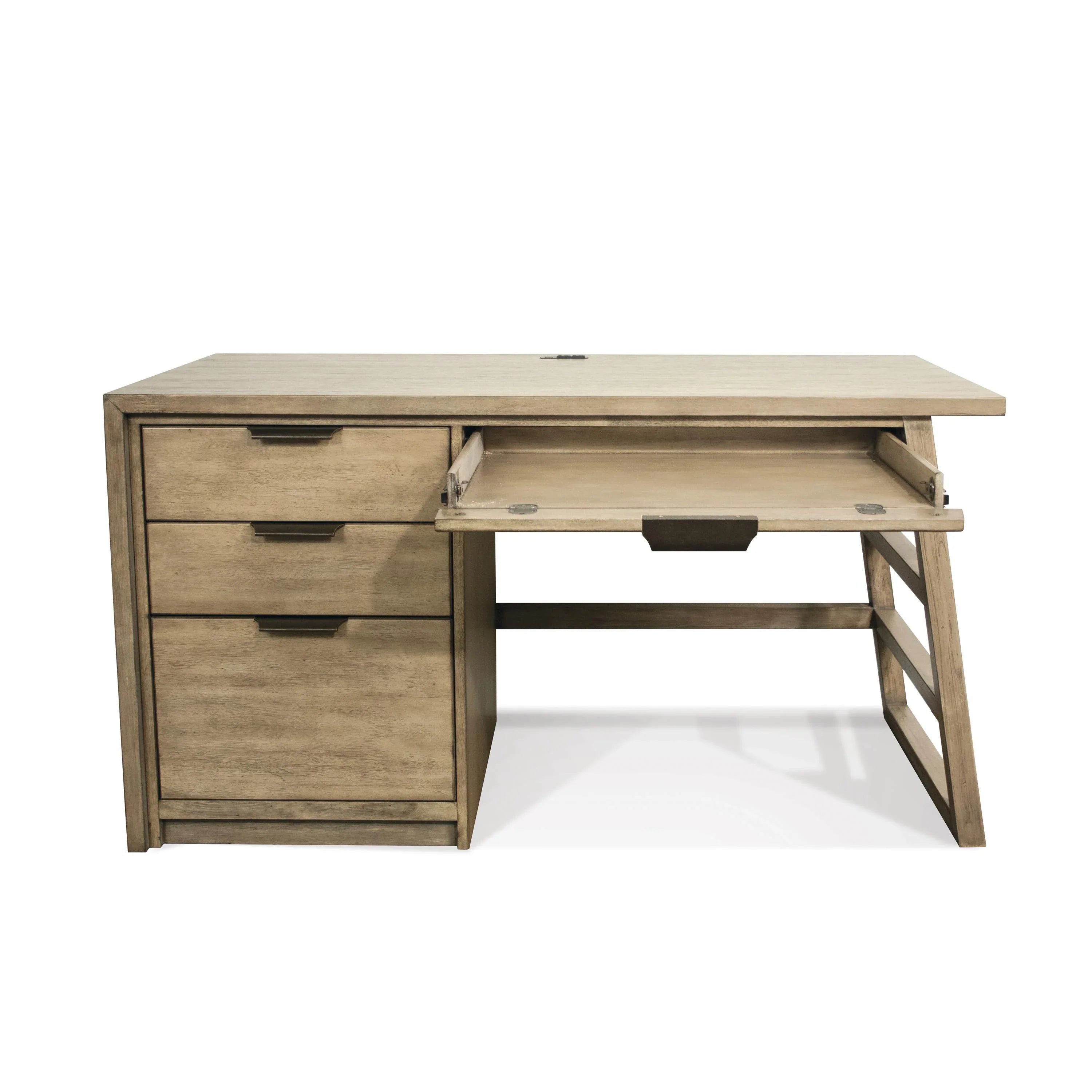 Perspectives Single Pedestal Desk Riverside Furniture Desks