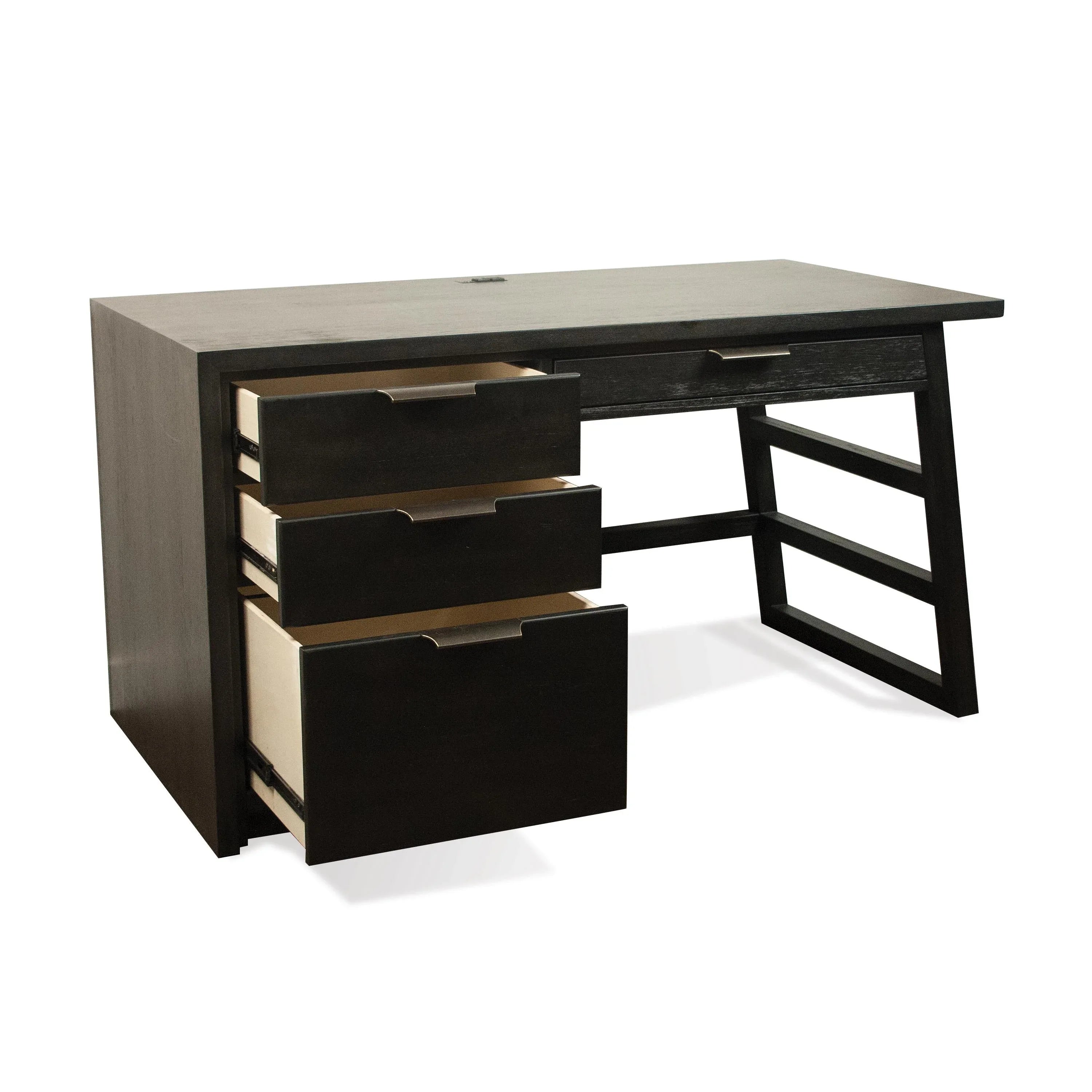 Perspectives Single Pedestal Desk Riverside Furniture Desks