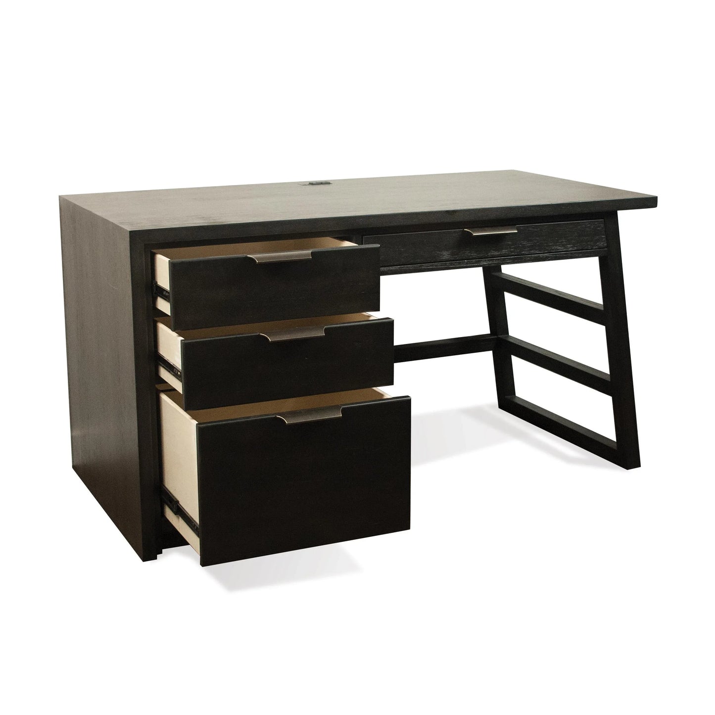 Perspectives Single Pedestal Desk Riverside Furniture Desks