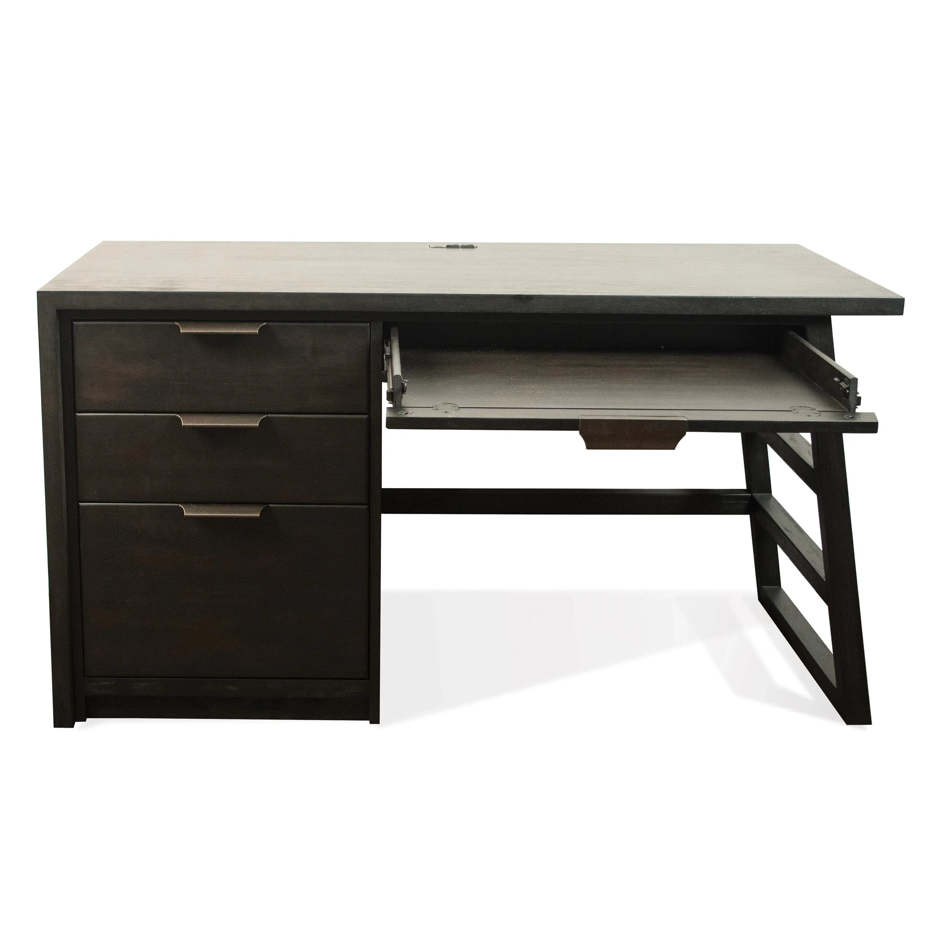 Perspectives Single Pedestal Desk Riverside Furniture Desks