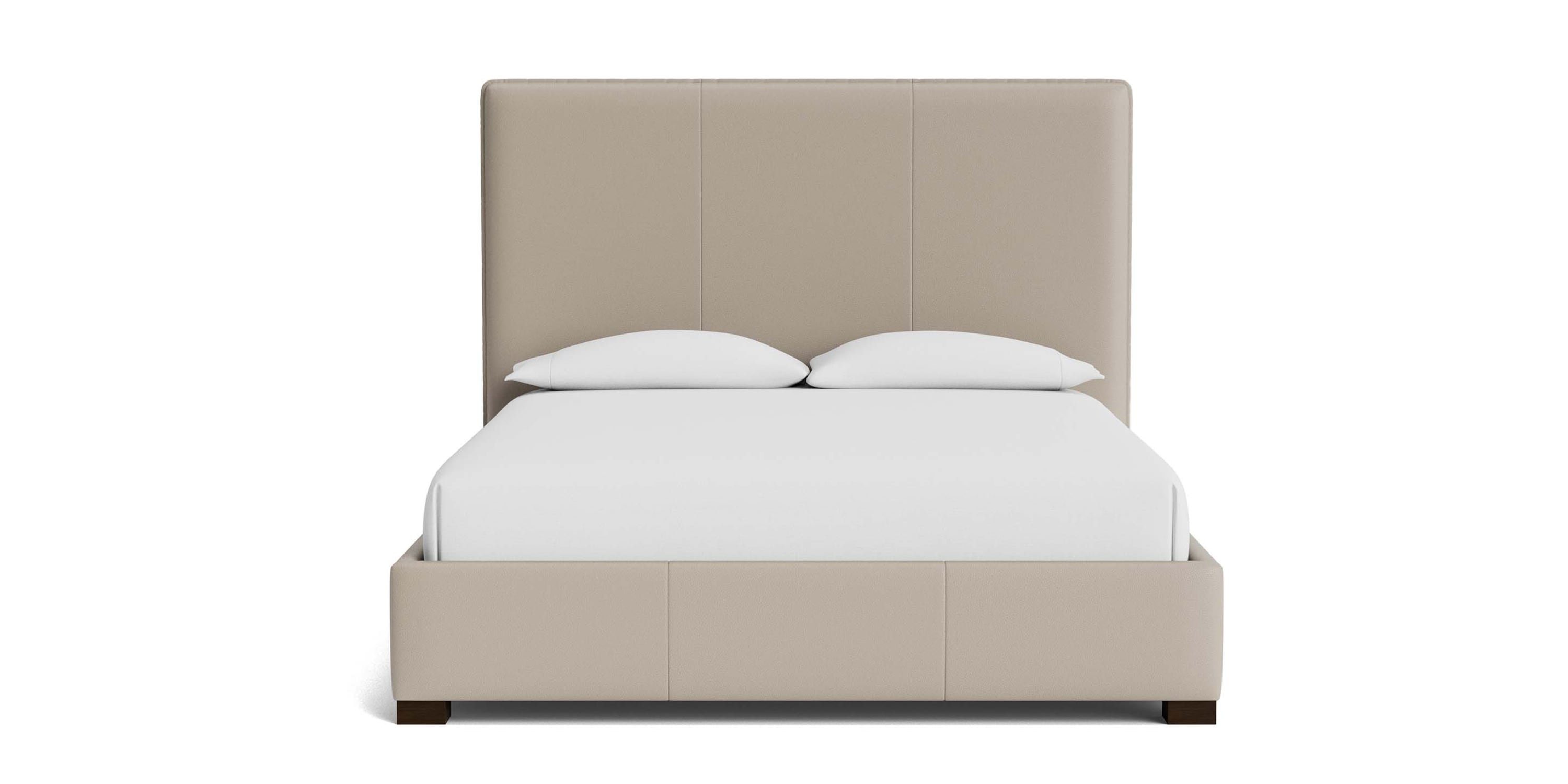 Madison Leather Upholstered Platform Bed Bassett Bedroom Furniture