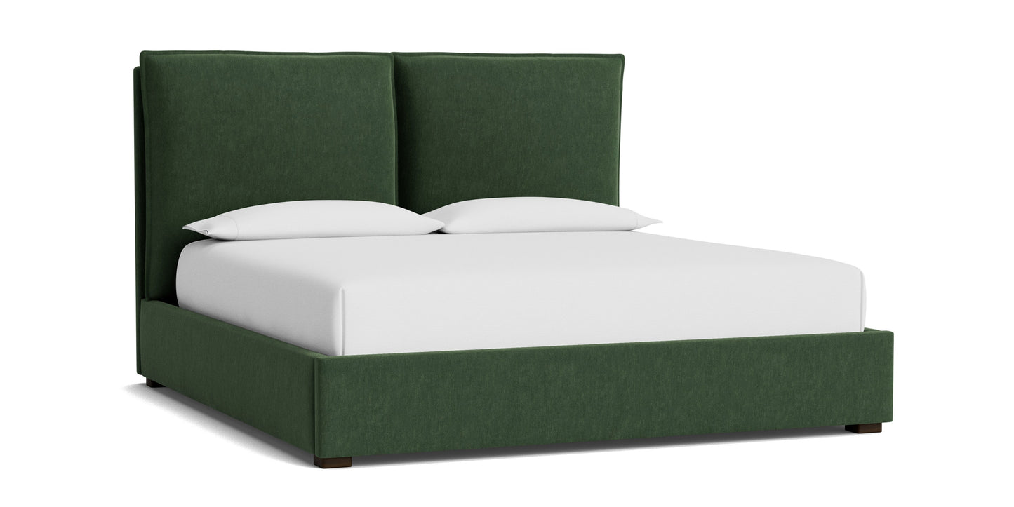 Greer Upholstered Platform Bed Bassett Bedroom Furniture