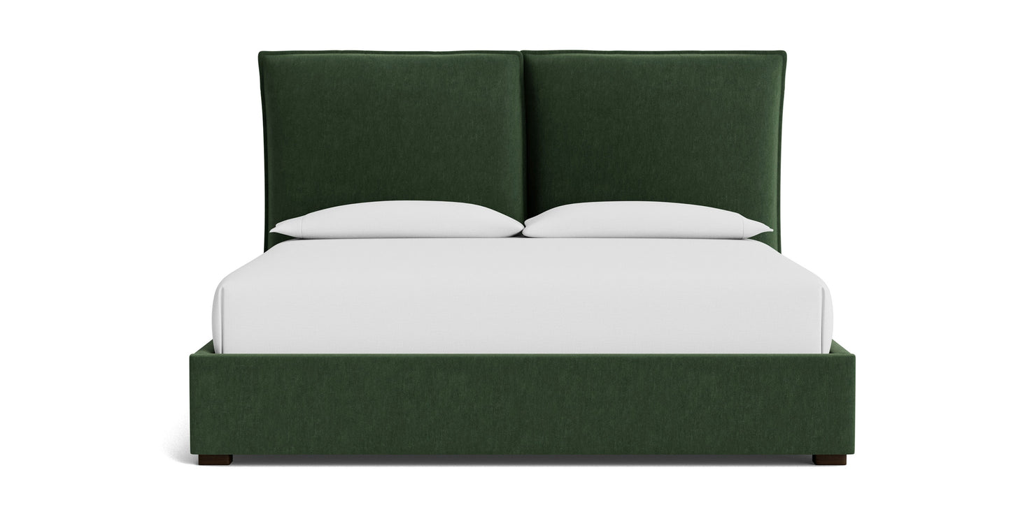 Greer Upholstered Platform Bed Bassett Bedroom Furniture