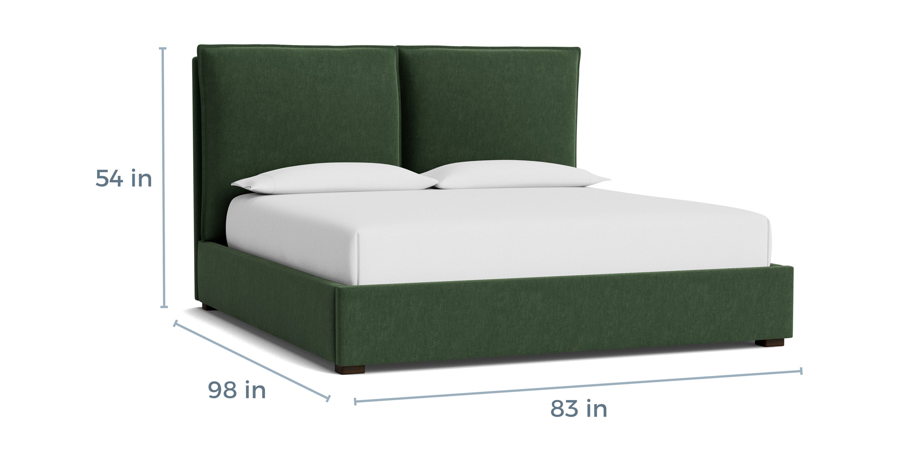 Greer Upholstered Platform Bed Bassett Bedroom Furniture