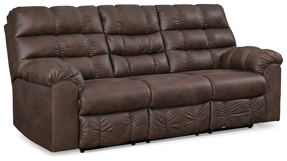 Derwin Reclining Sofa and Loveseat