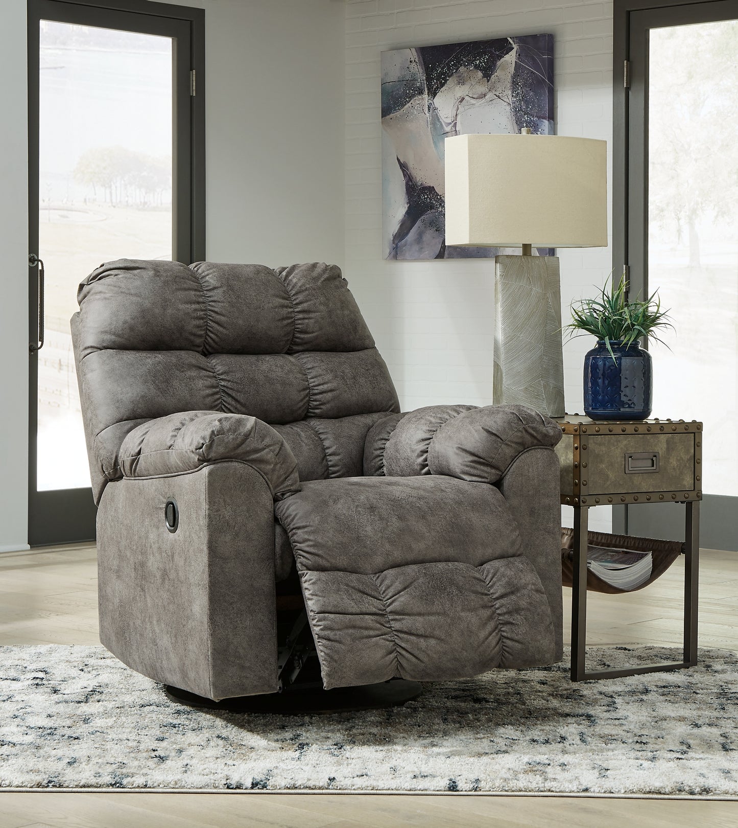 Derwin Reclining Sofa, Loveseat and Recliner