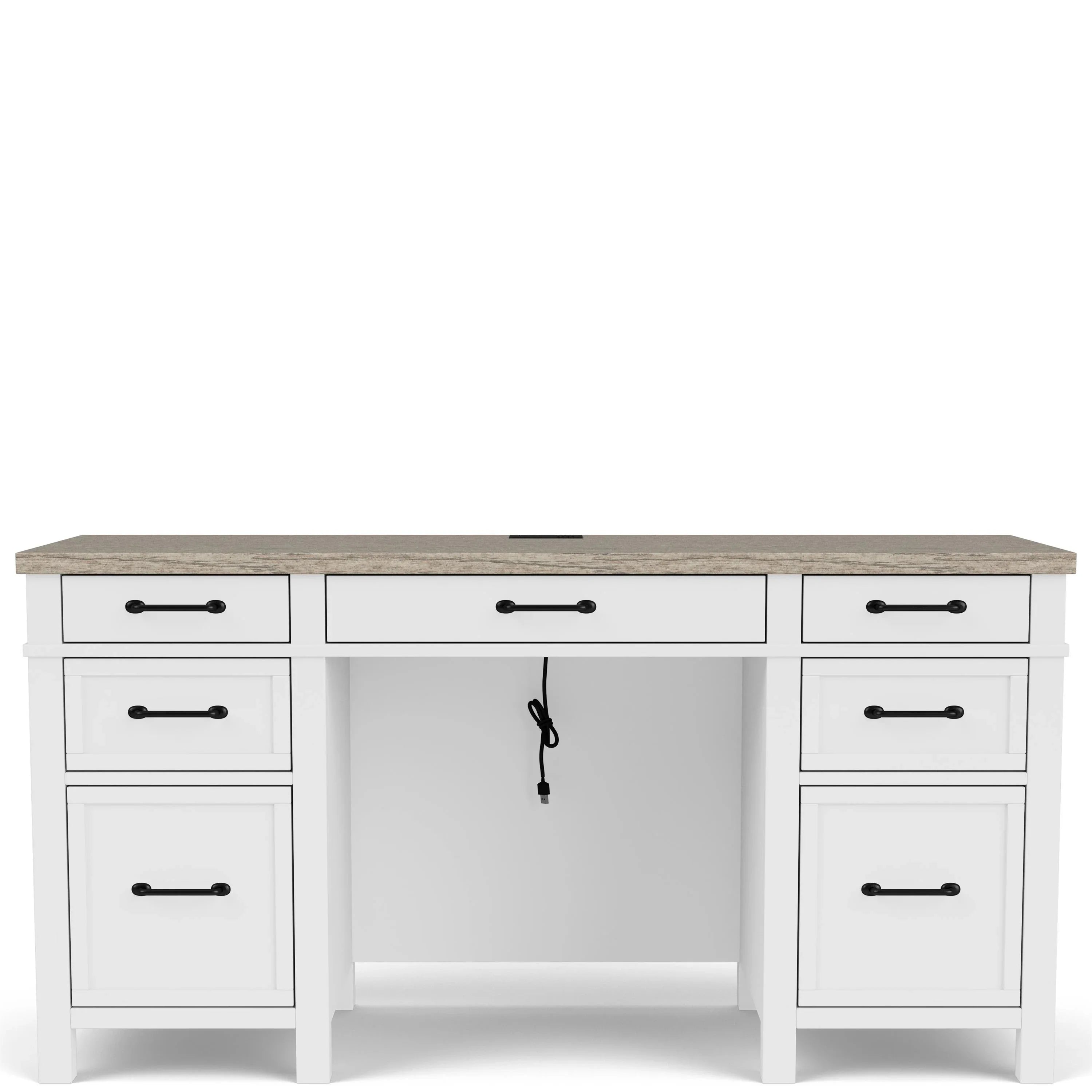 Finn Executive Desk Riverside Furniture Desks