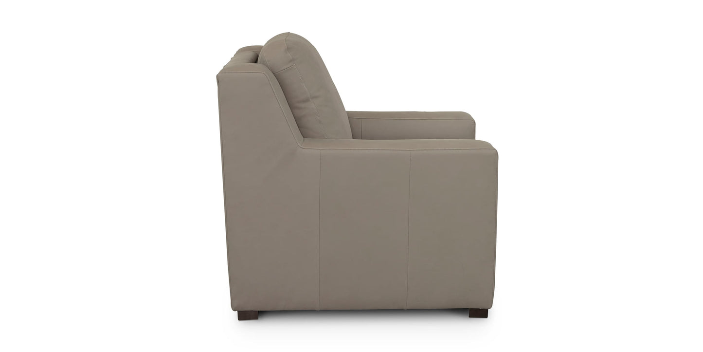Somers Leather Track Arm Power Zero Gravity Wall Recliner Bassett