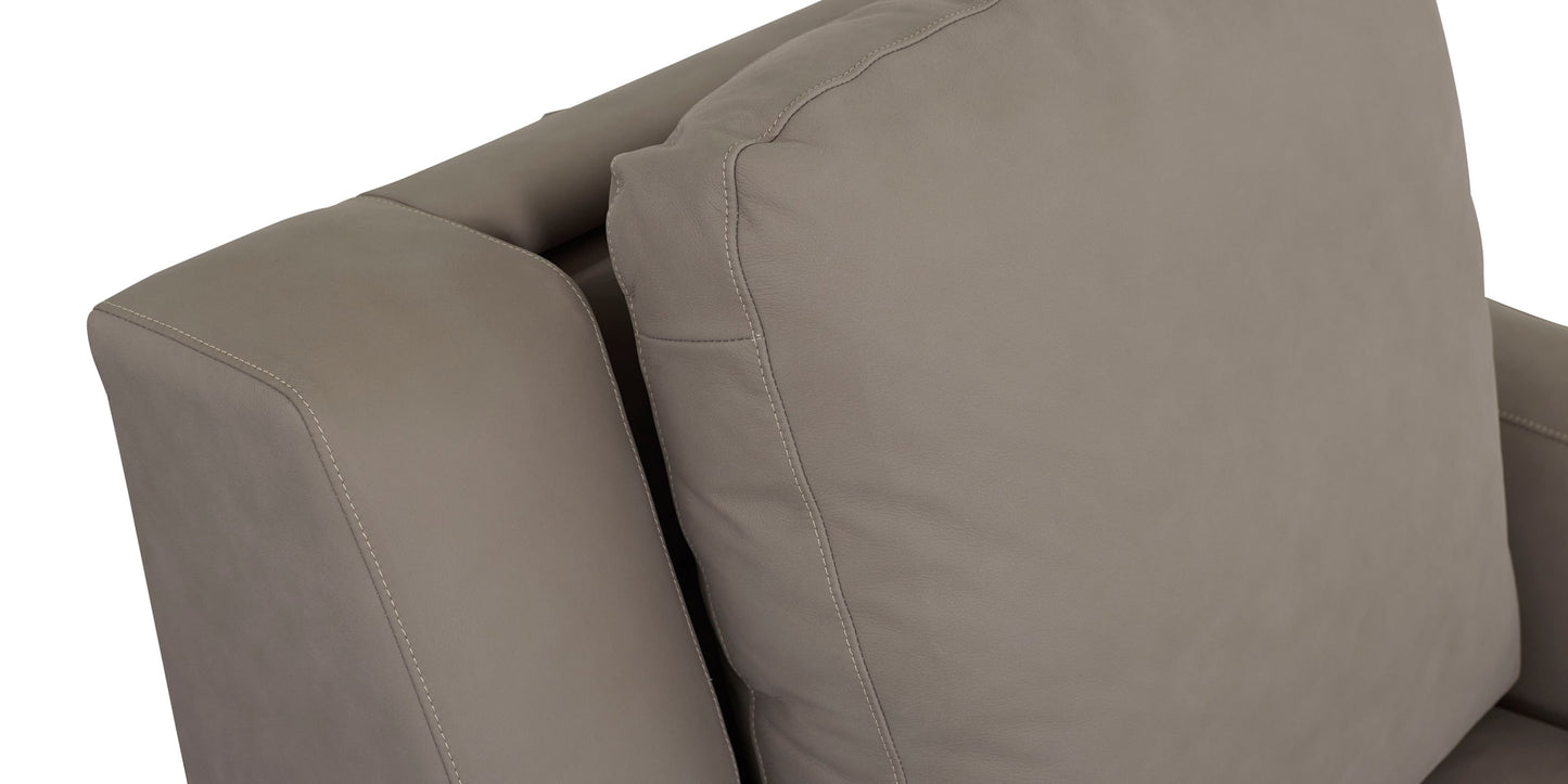 Somers Leather Track Arm Power Zero Gravity Wall Recliner Bassett