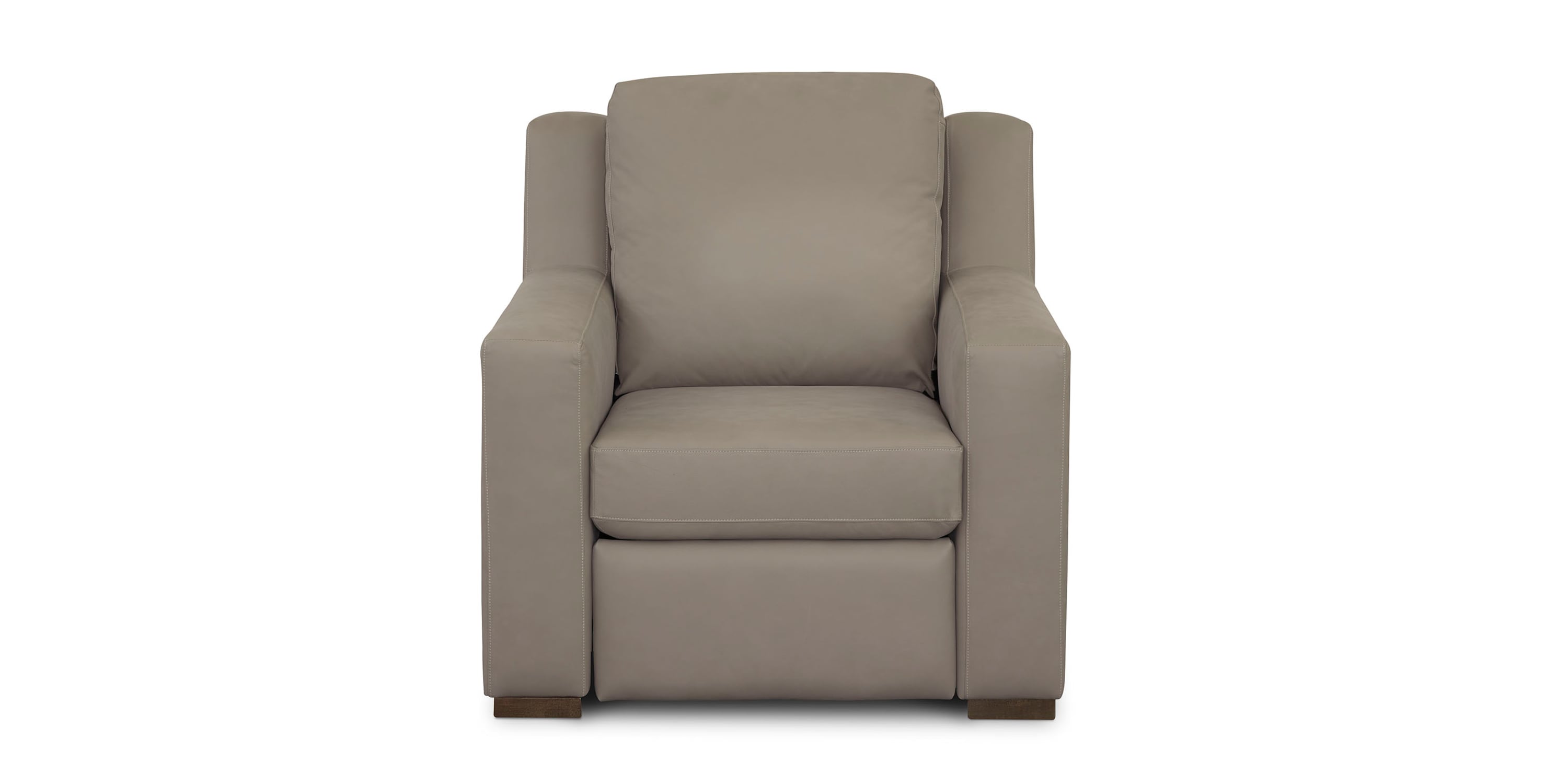 Somers Leather Track Arm Power Zero Gravity Wall Recliner Bassett