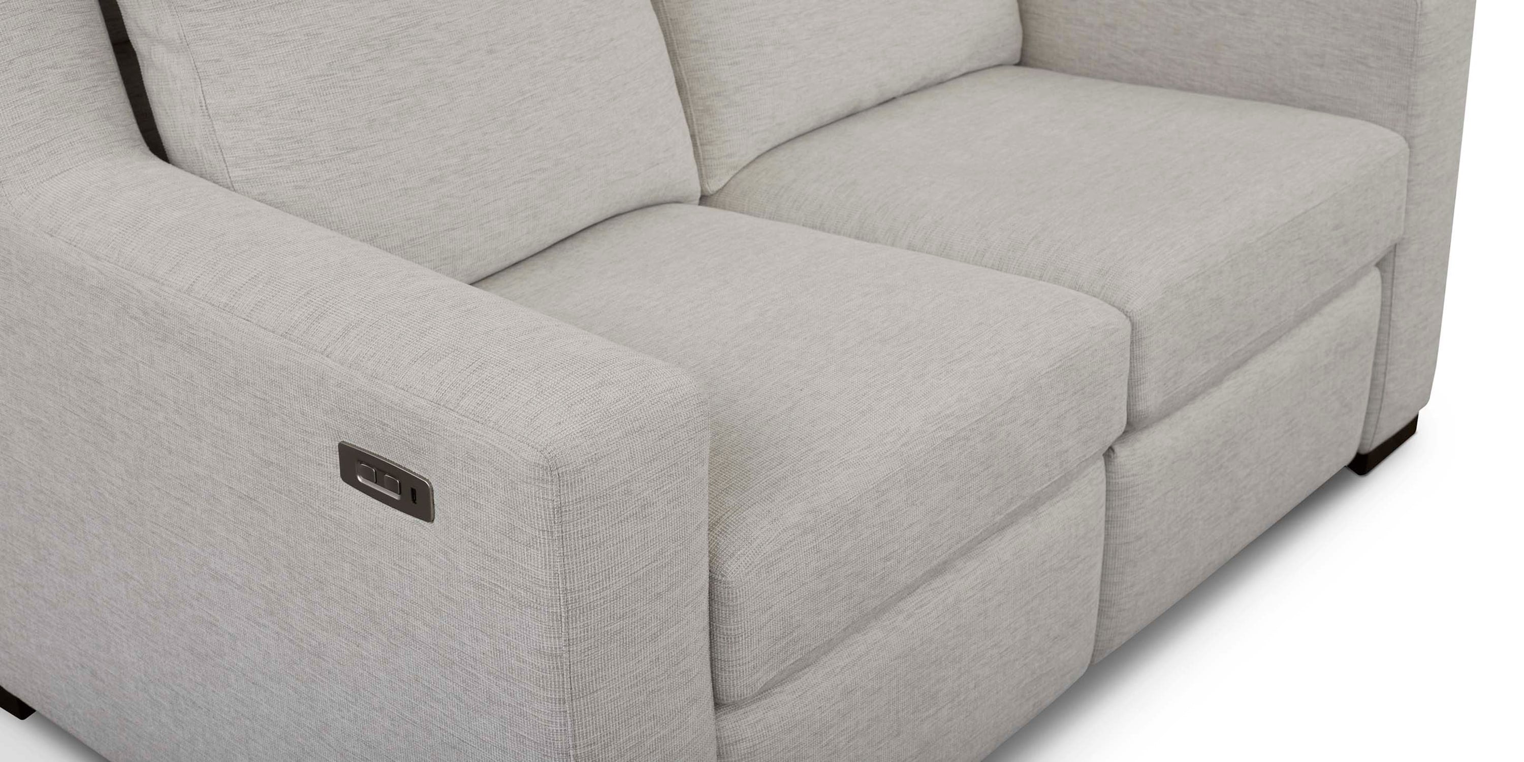 Somers Track Arm Reclining Sofa Bassett