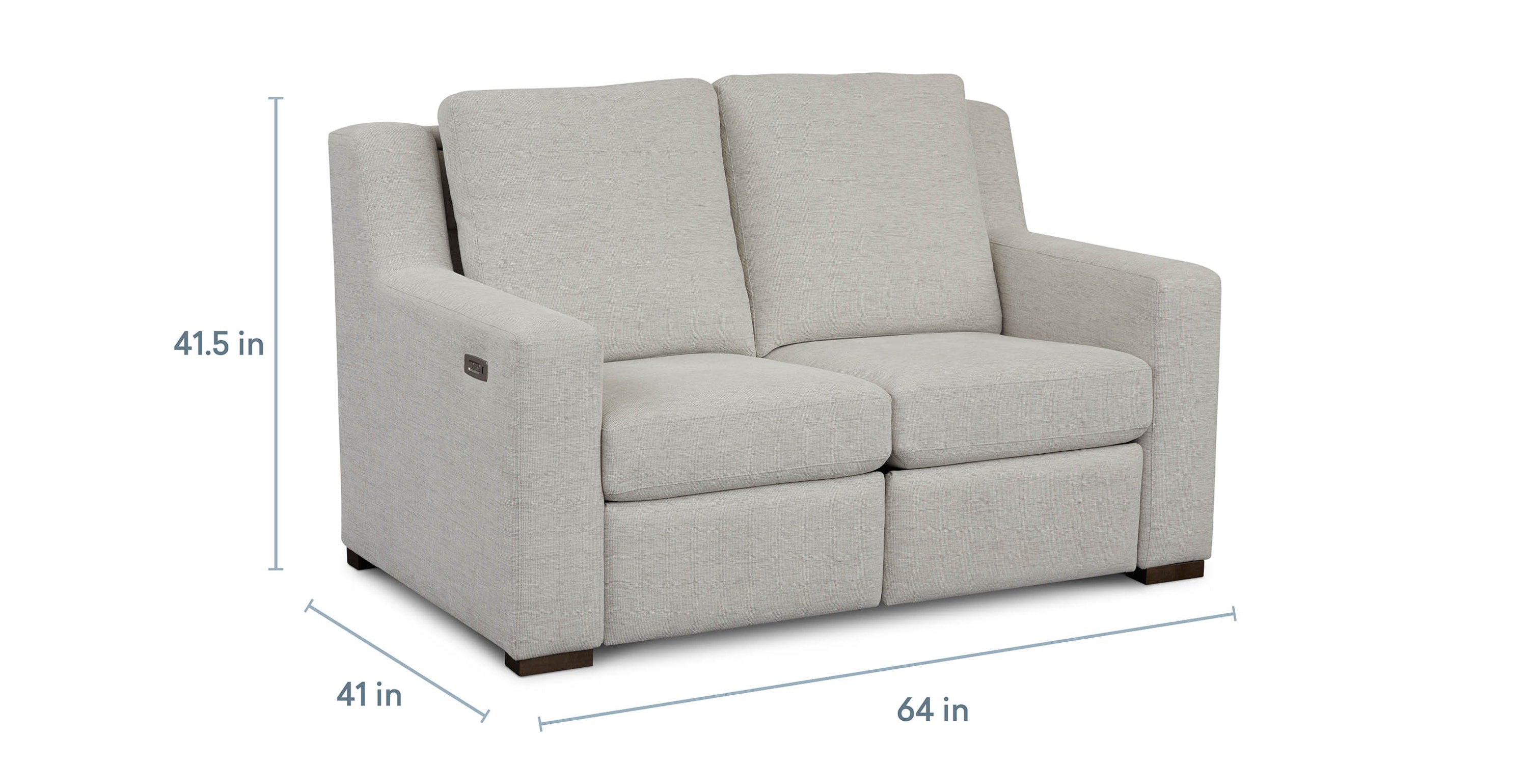 Somers Track Arm Reclining Sofa Bassett