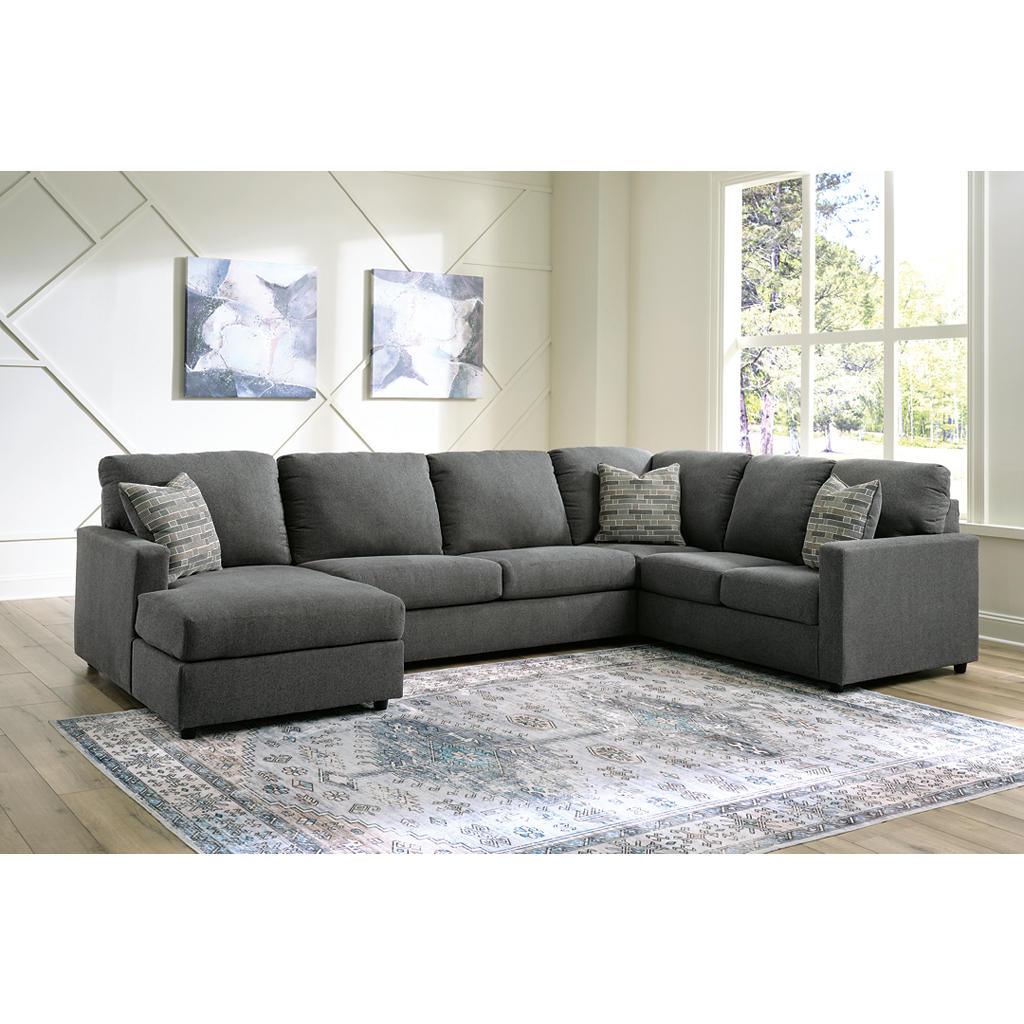 Edenfield 3-Piece Sectional — Charcoal Signature Design by Ashley® Living Room