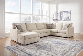 Edenfield 3-Piece Sectional — Linen Left Chaise Signature Design by Ashley® Living Room