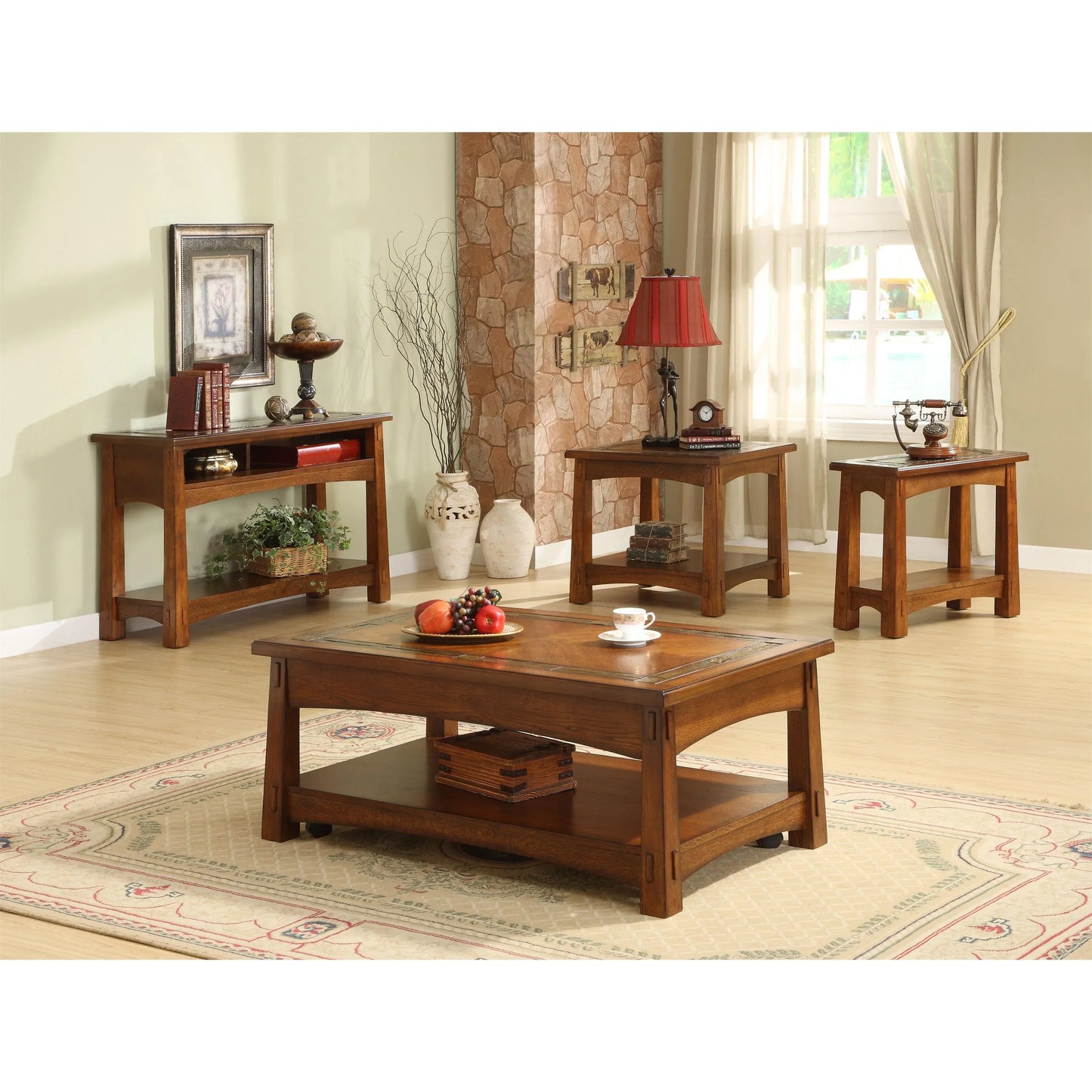 Craftsman Home Lift-top Cocktail Riverside Furniture Tables