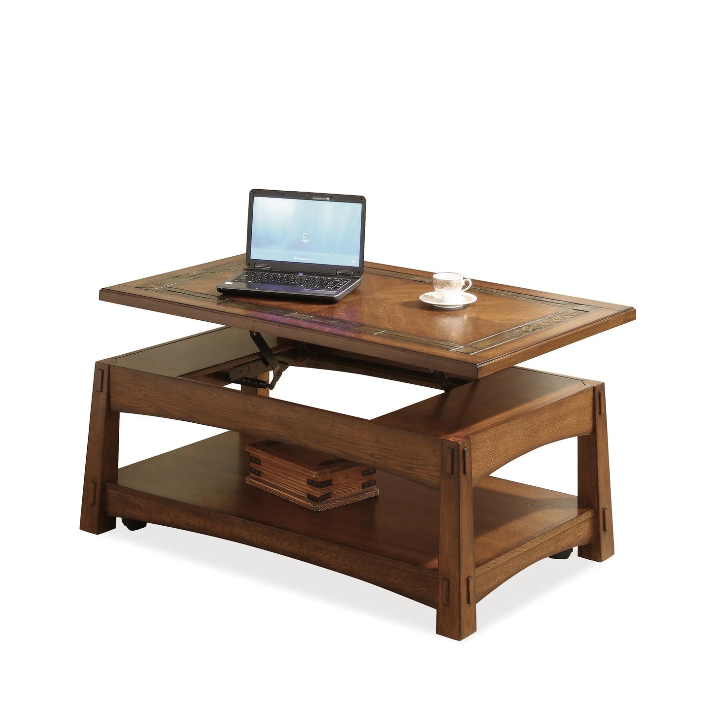 Craftsman Home Lift-top Cocktail Riverside Furniture Tables