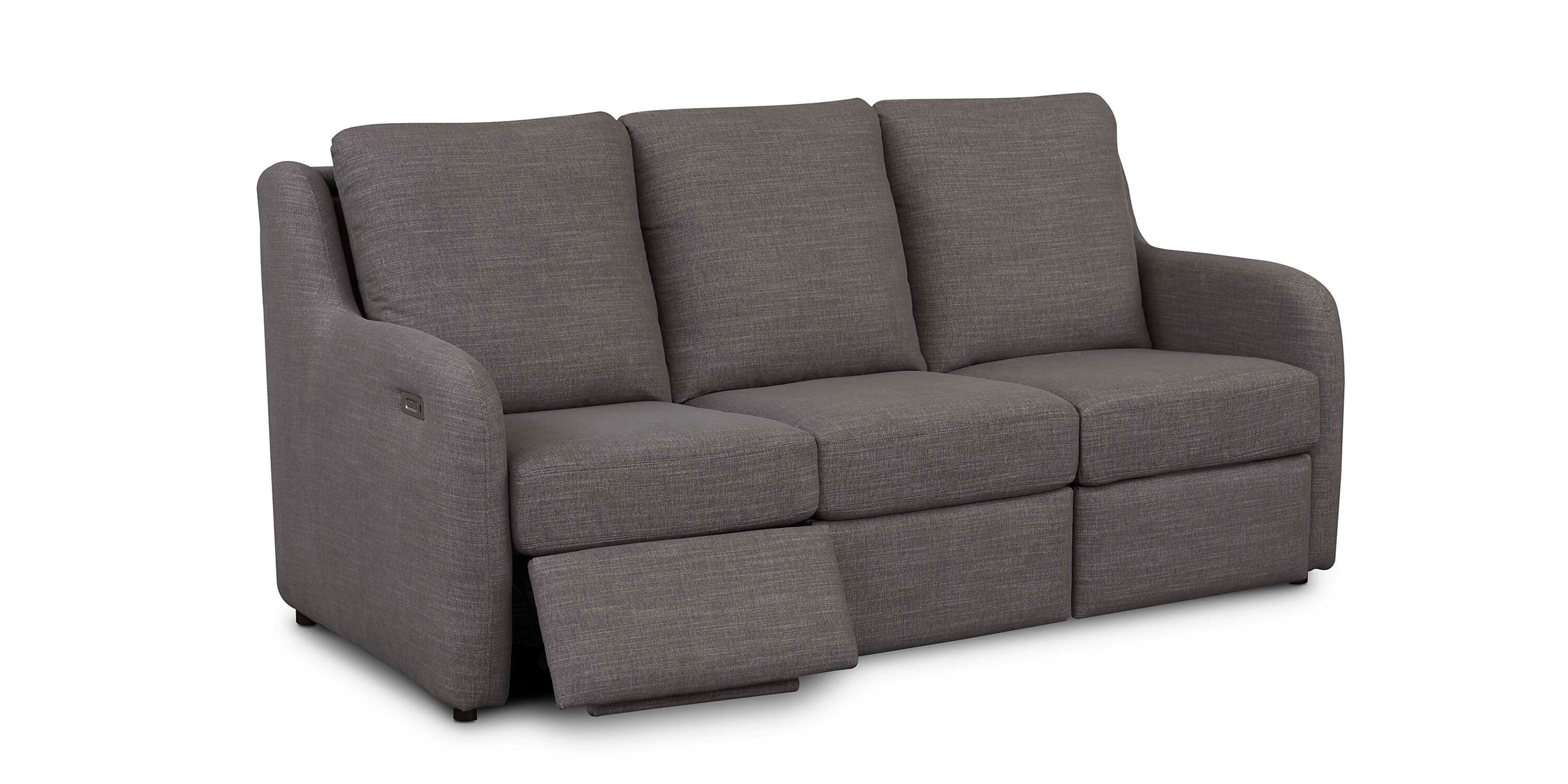 Wrenn Motion Reclining Sofa Heather Gay Chenille Bassett