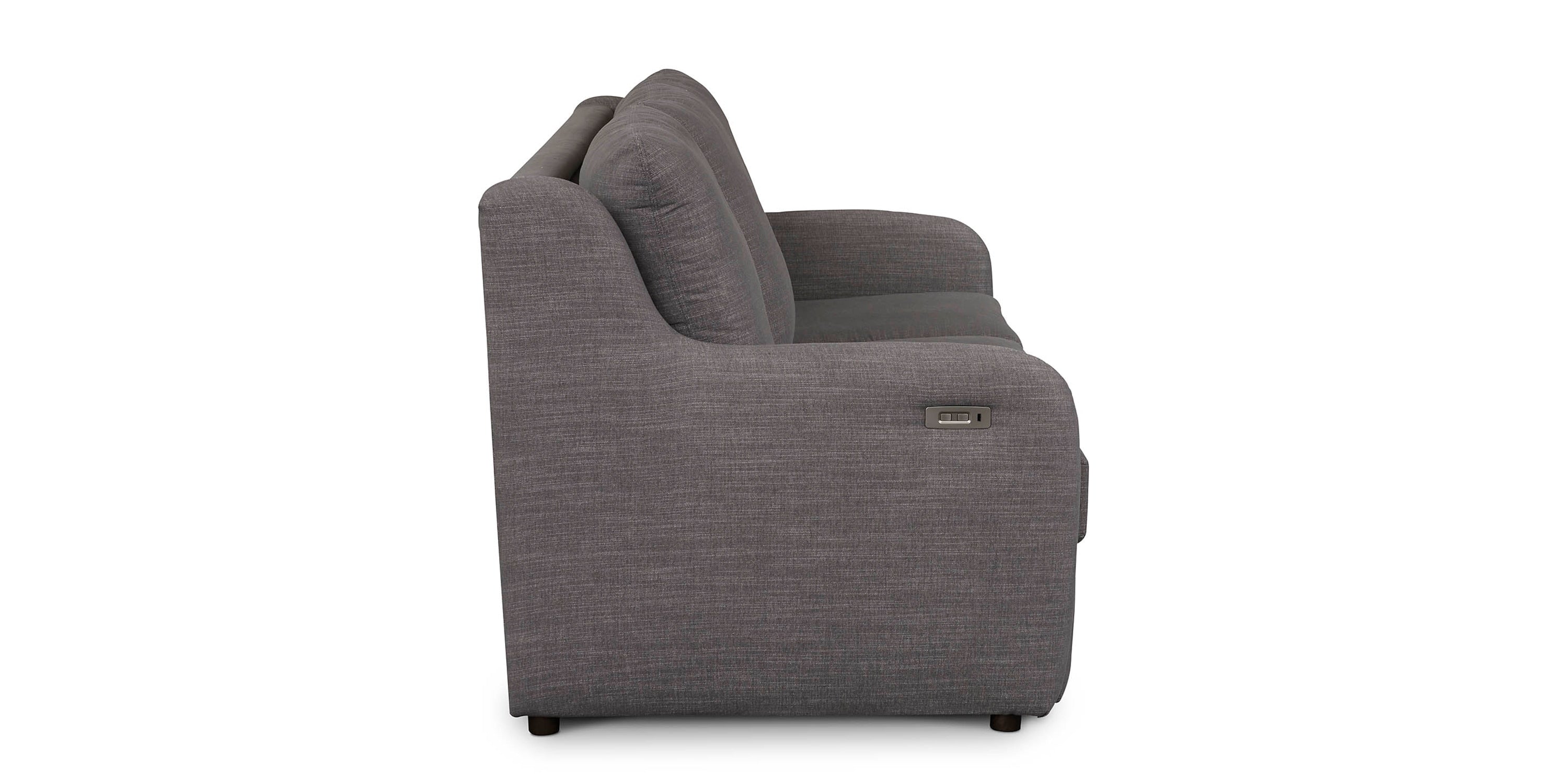 Wrenn Motion Reclining Sofa Heather Gay Chenille Bassett