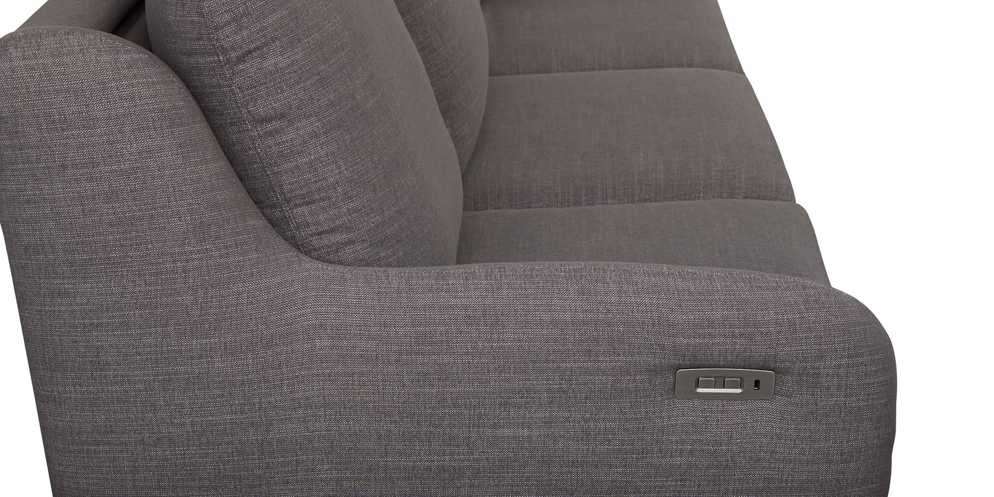 Wrenn Motion Reclining Sofa Heather Gay Chenille Bassett