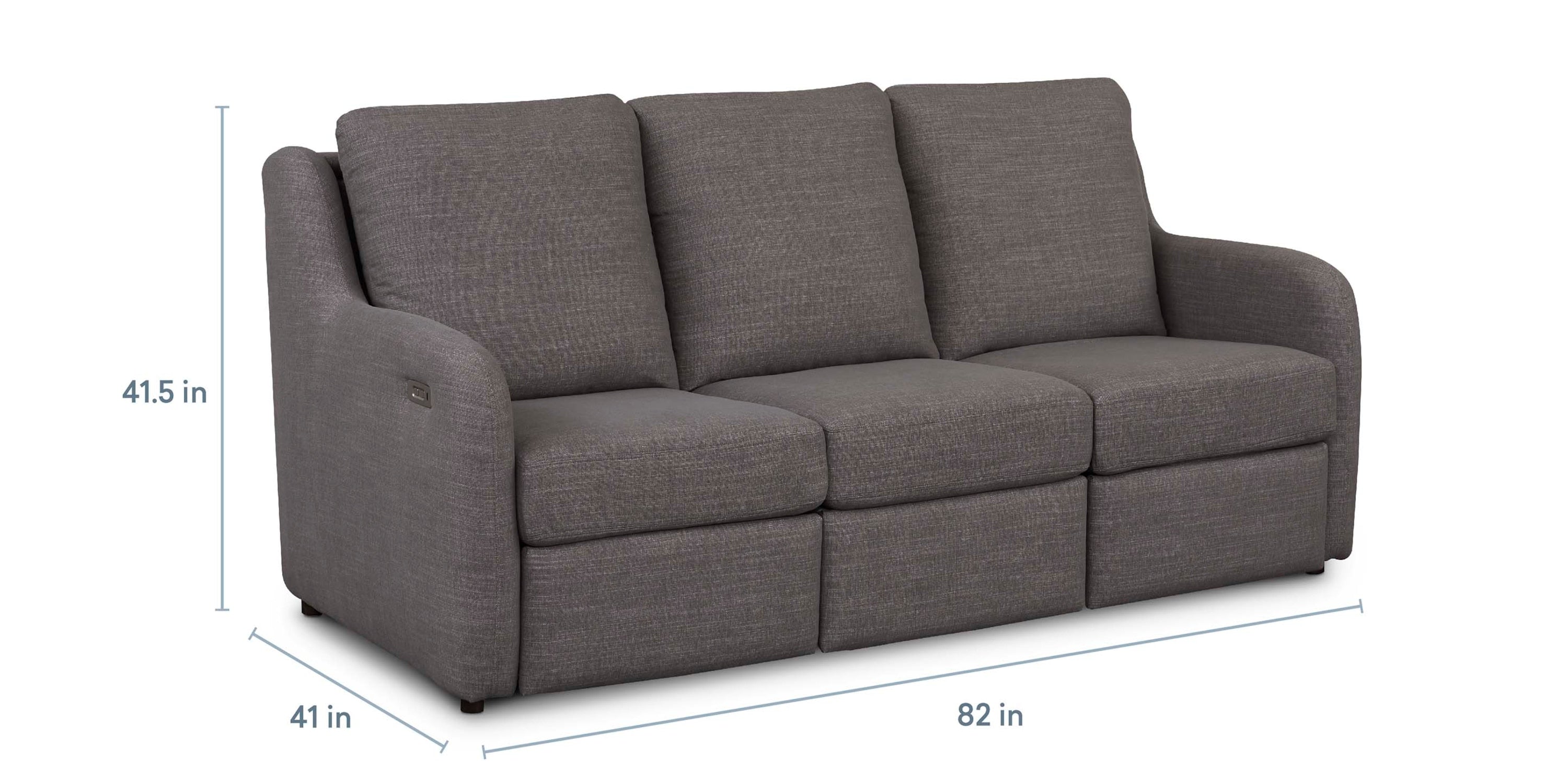 Wrenn Motion Reclining Sofa Heather Gay Chenille Bassett