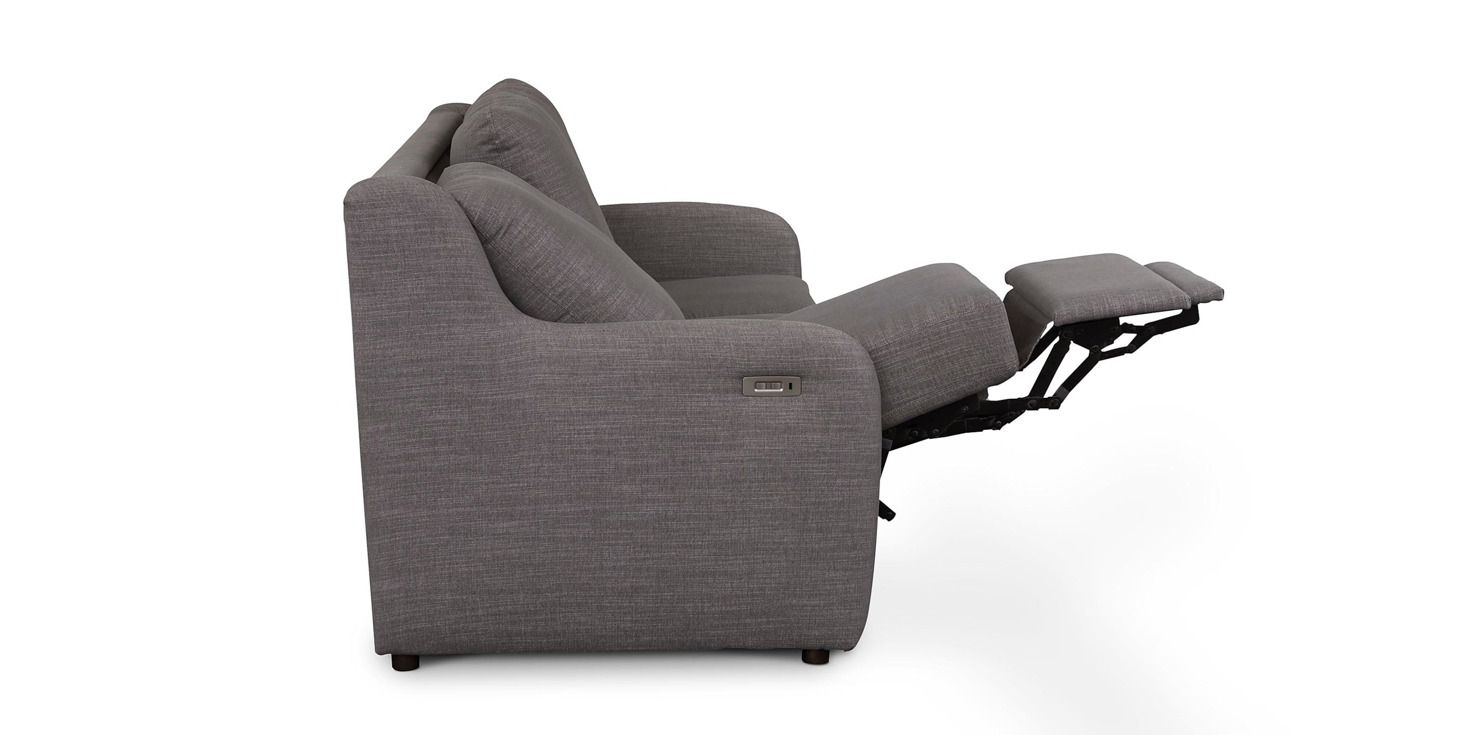 Wrenn Motion Reclining Sofa Heather Gay Chenille Bassett