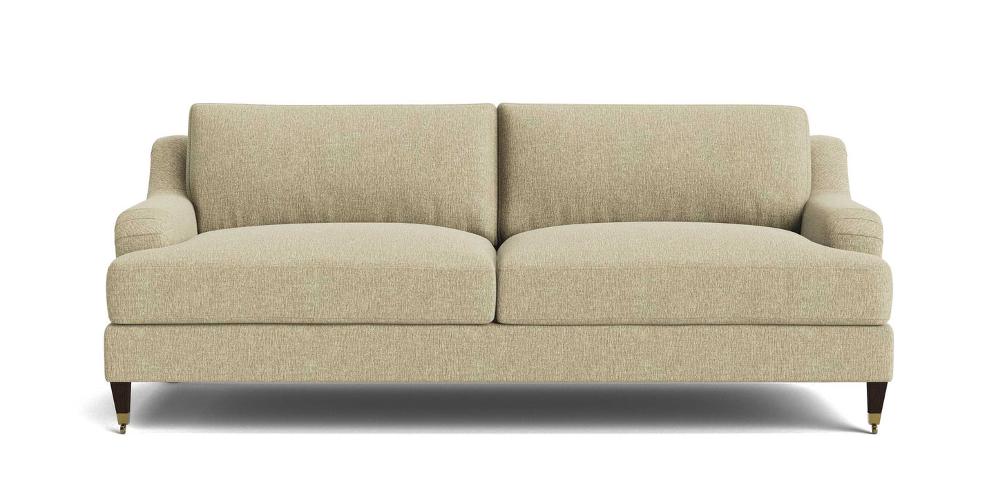Stockten English Arm Sofa with Casters Bassett