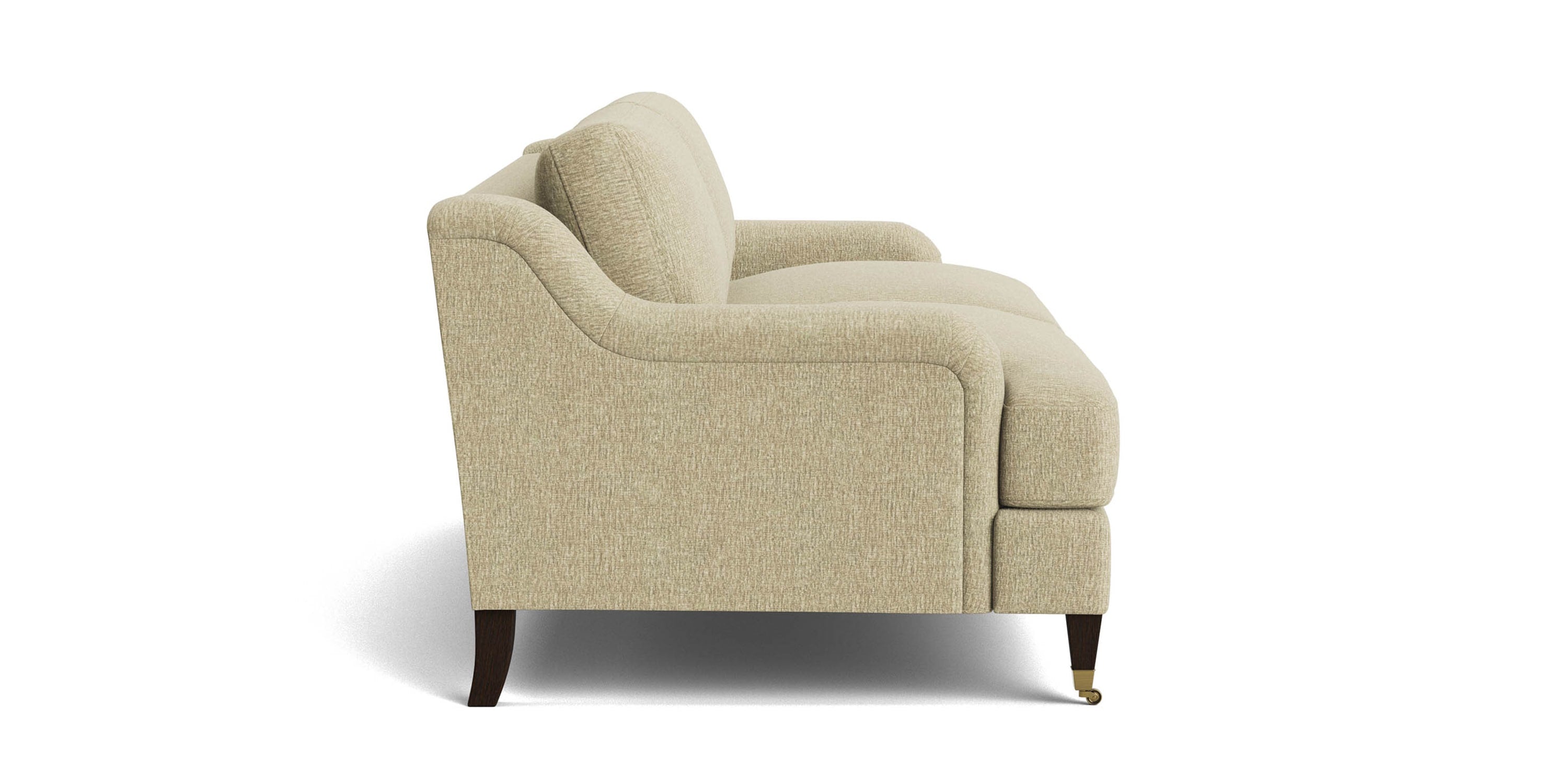 Stockten English Arm Sofa with Casters Bassett