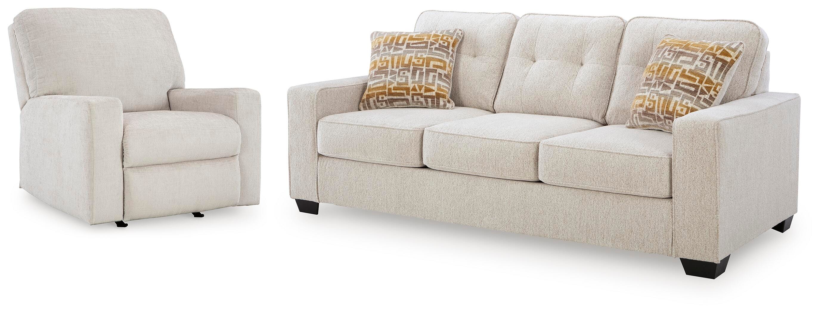 Larimer Sofa and Recliner — 2-Piece Set Signature Design by Ashley® Living Room