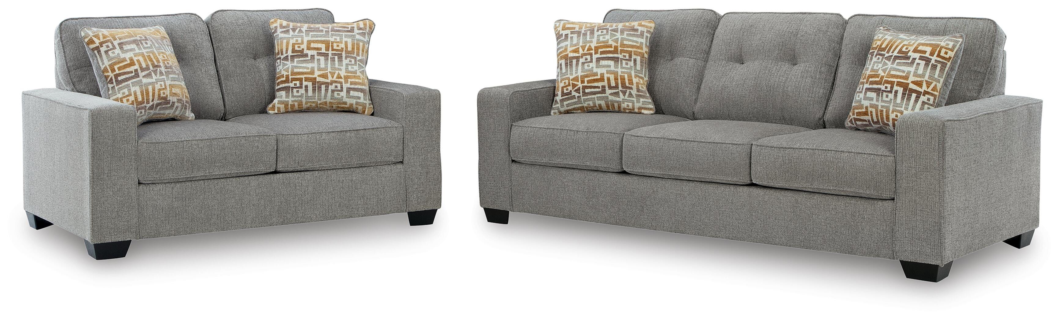 Larimer Queen Sofa Sleeper and Loveseat