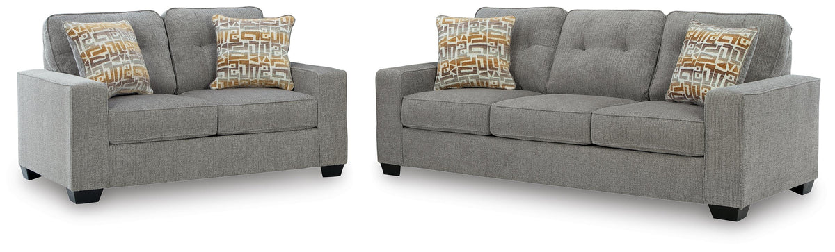 Larimer Queen Sofa Sleeper and Loveseat
