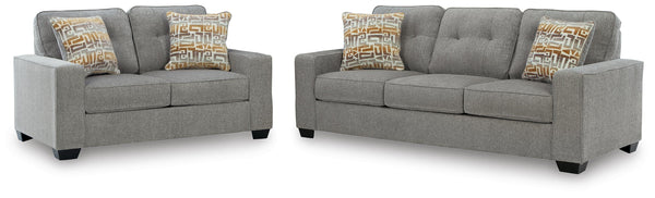 Larimer Queen Sofa Sleeper and Loveseat Signature Design by Ashley® Sleeper Sofa