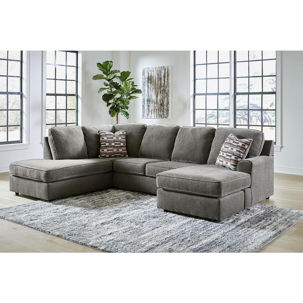 O'Phannon 2-Piece Sectional and Storage Ottoman — Putty U1 Signature Design by Ashley® Uncategorized