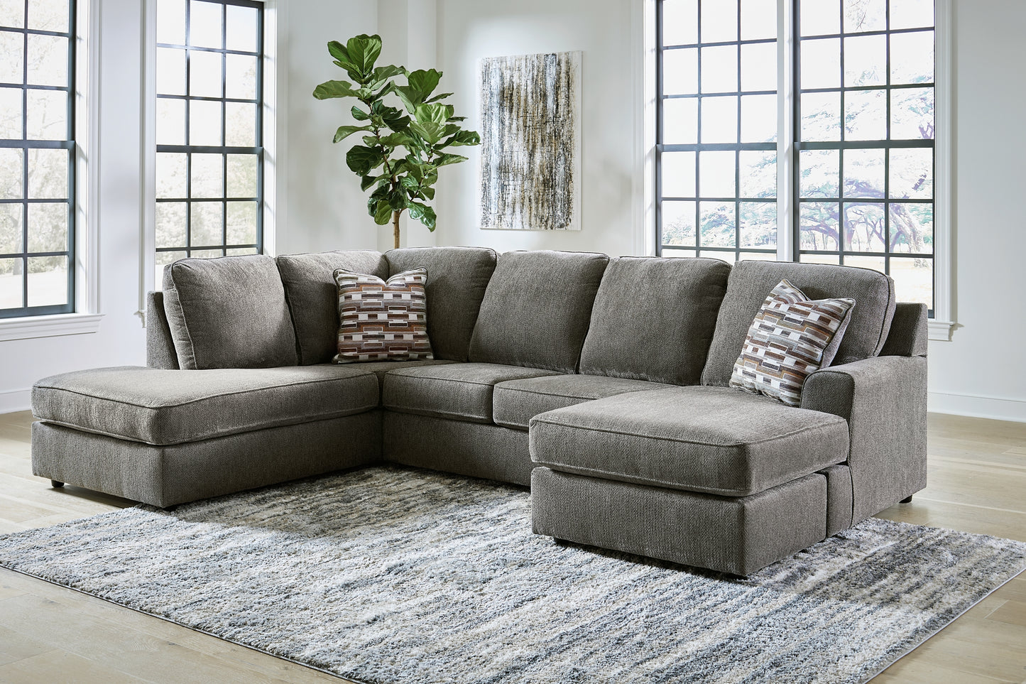 O'Phannon 2-Piece Sectional and Ottoman