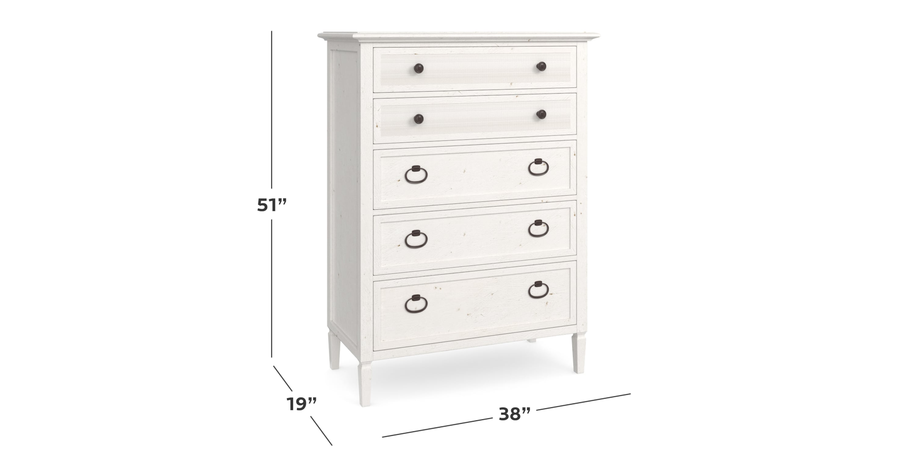 Shoreline Sea Salt Chest Bassett