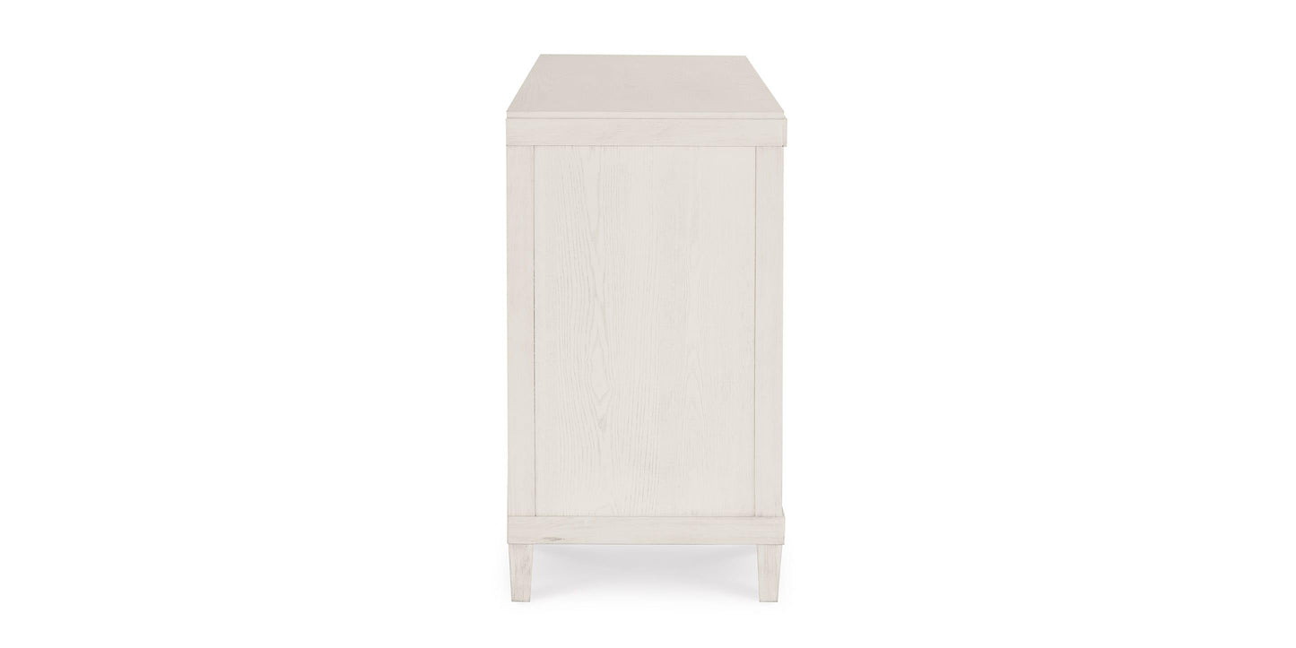 Bassett Ventura Dresser — Elm Wood, Soft-Close Drawers Bassett Dresser