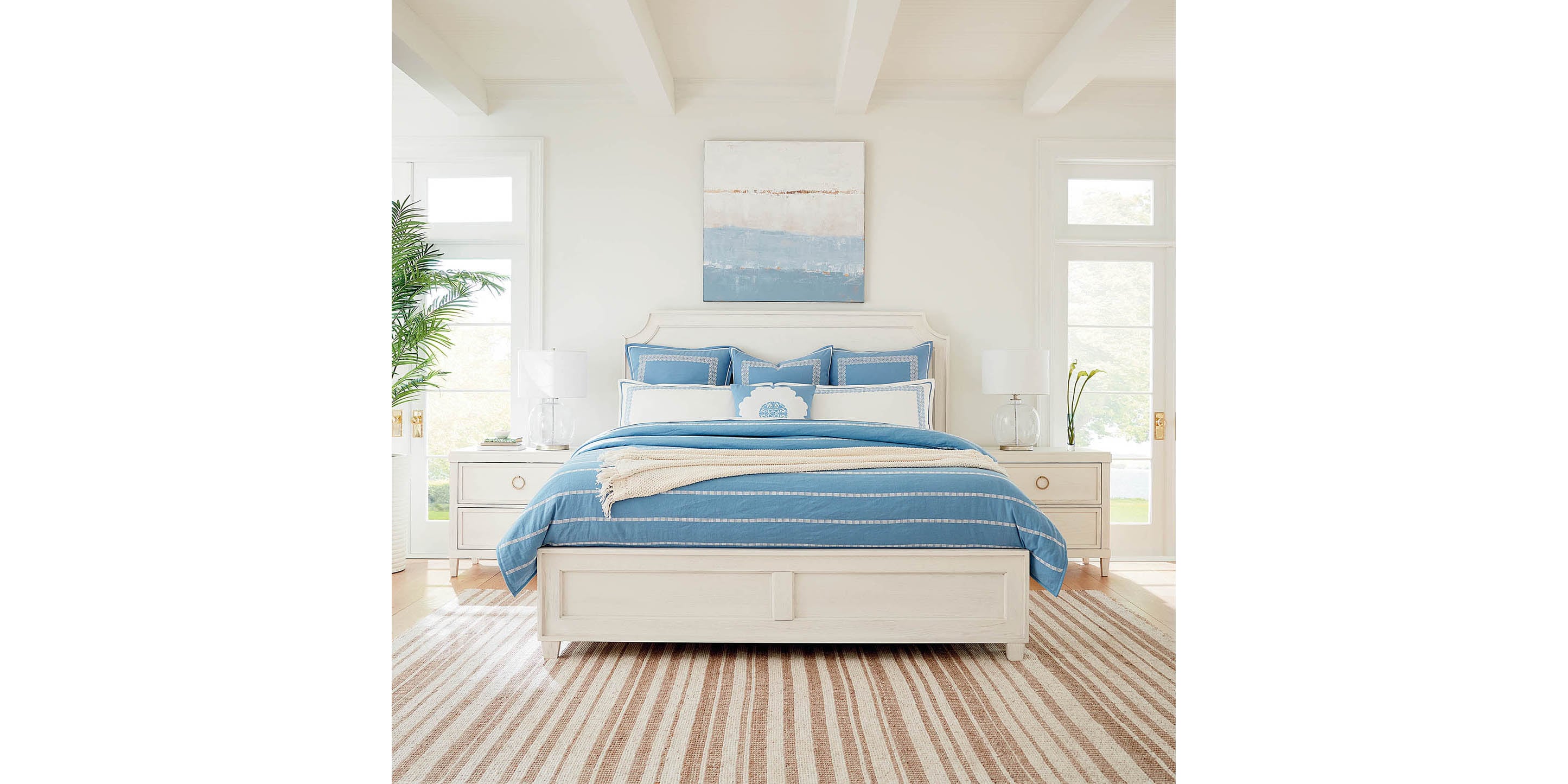 Bassett Ventura Bed — Panel or Upholstered, Made in the USA