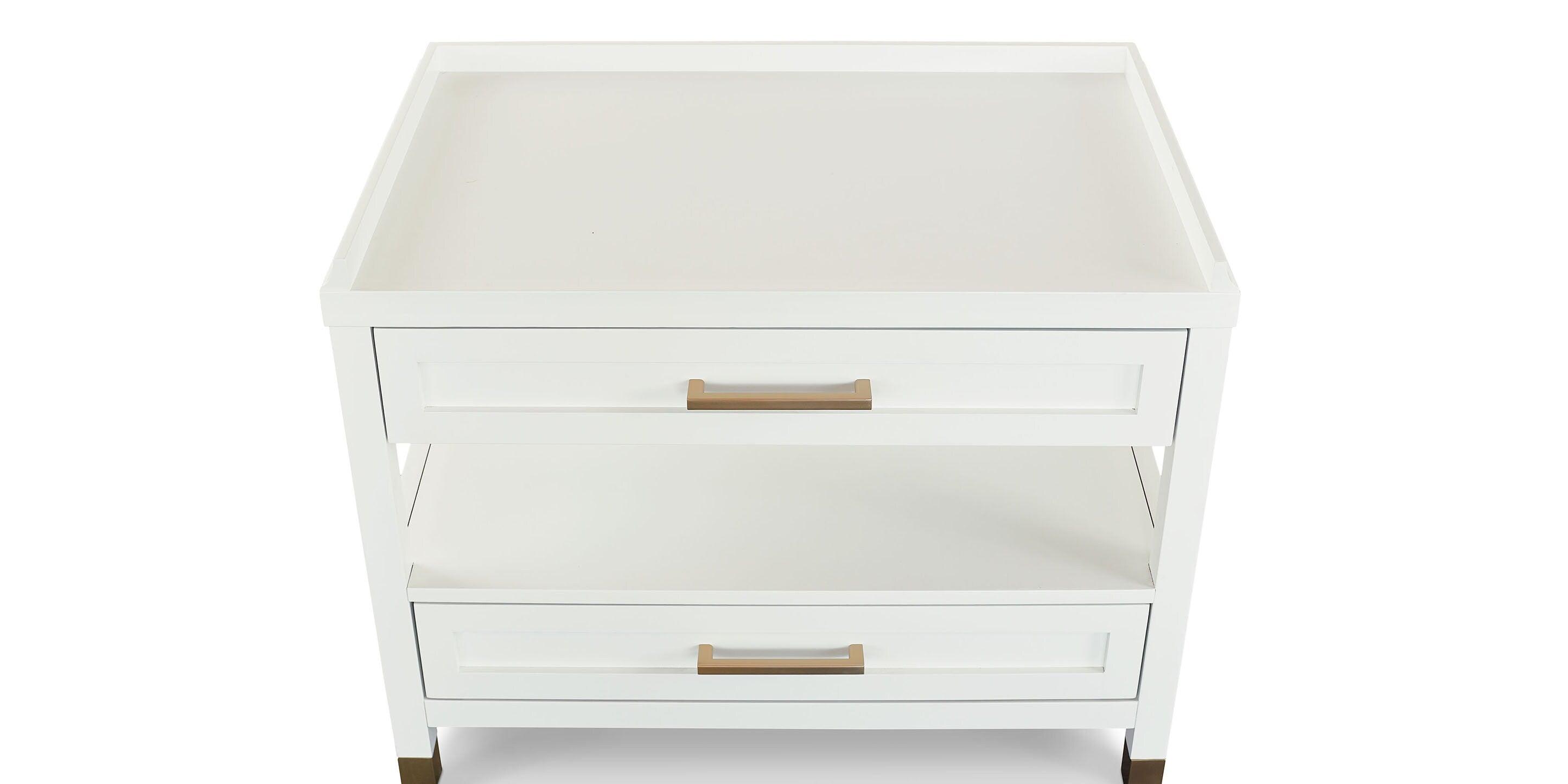 Bassett Tidewater Nightstand — 32 Inches of Bedside Room Bassett Nightstand