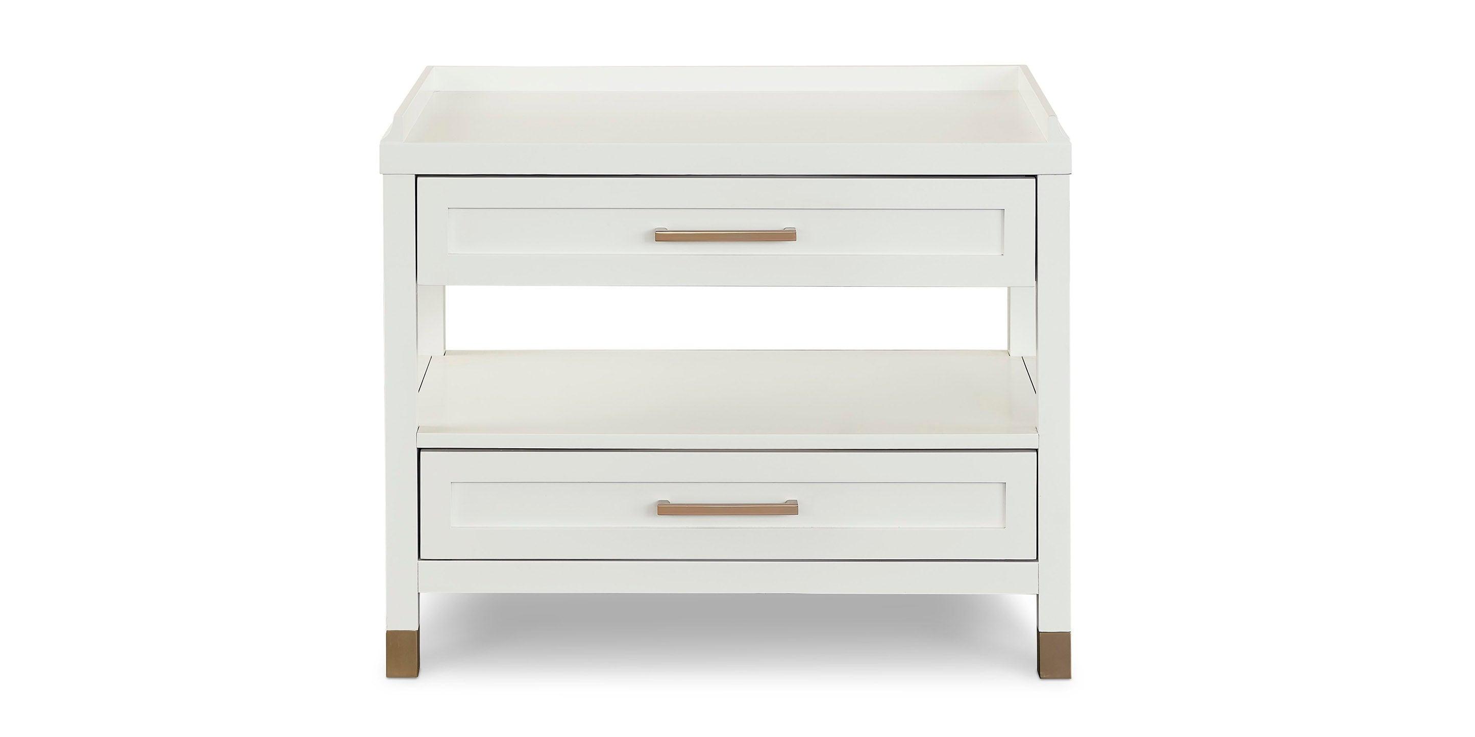 Bassett Tidewater Nightstand — 32 Inches of Bedside Room Bassett Nightstand