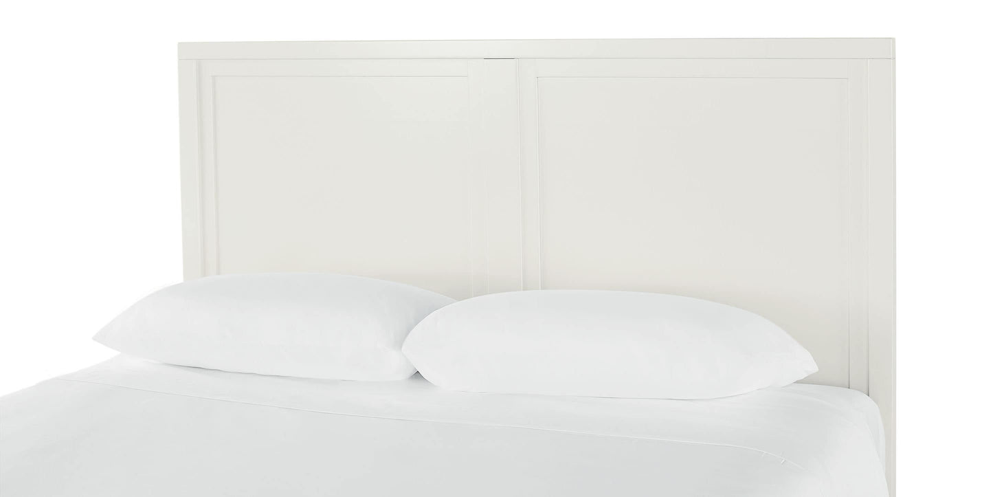 Bassett Tidewater Panel Bed — Hampton White, Coastal Calm Bassett Bed