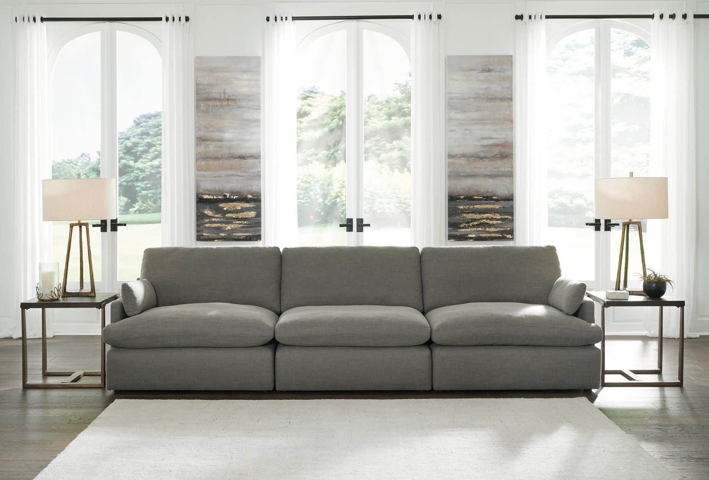 Tanavi 3-Piece Sectional with Ottoman