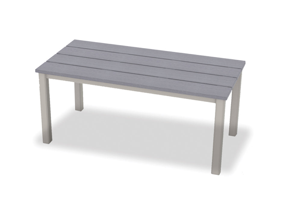Telescope Casual Outdoor Coffee Table — Warm Grey, 42 Inch Telescope Casual Outdoor Coffee Table