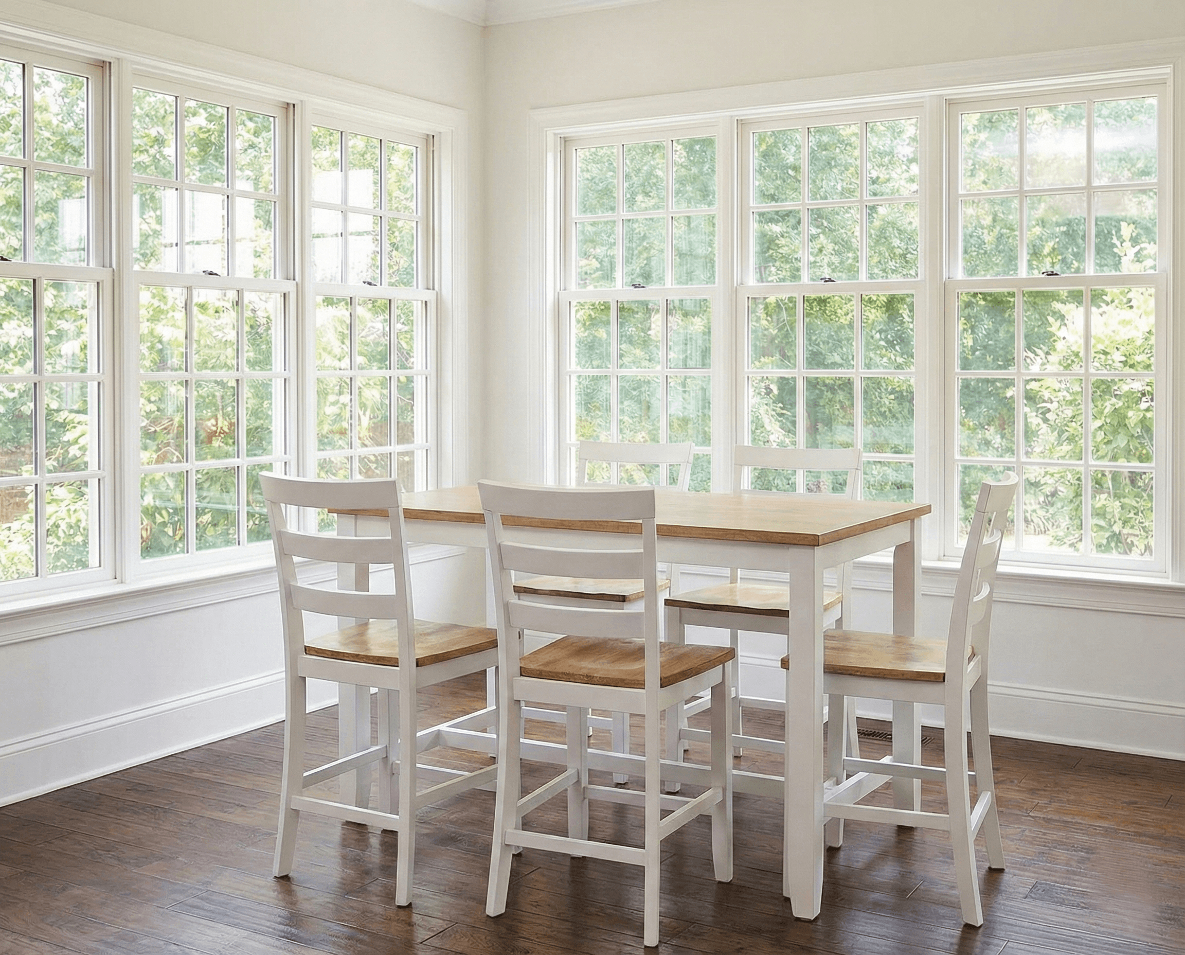 Gesthaven Counter Height Dining Table and 4 Barstools Ashley® Dining Room Sets