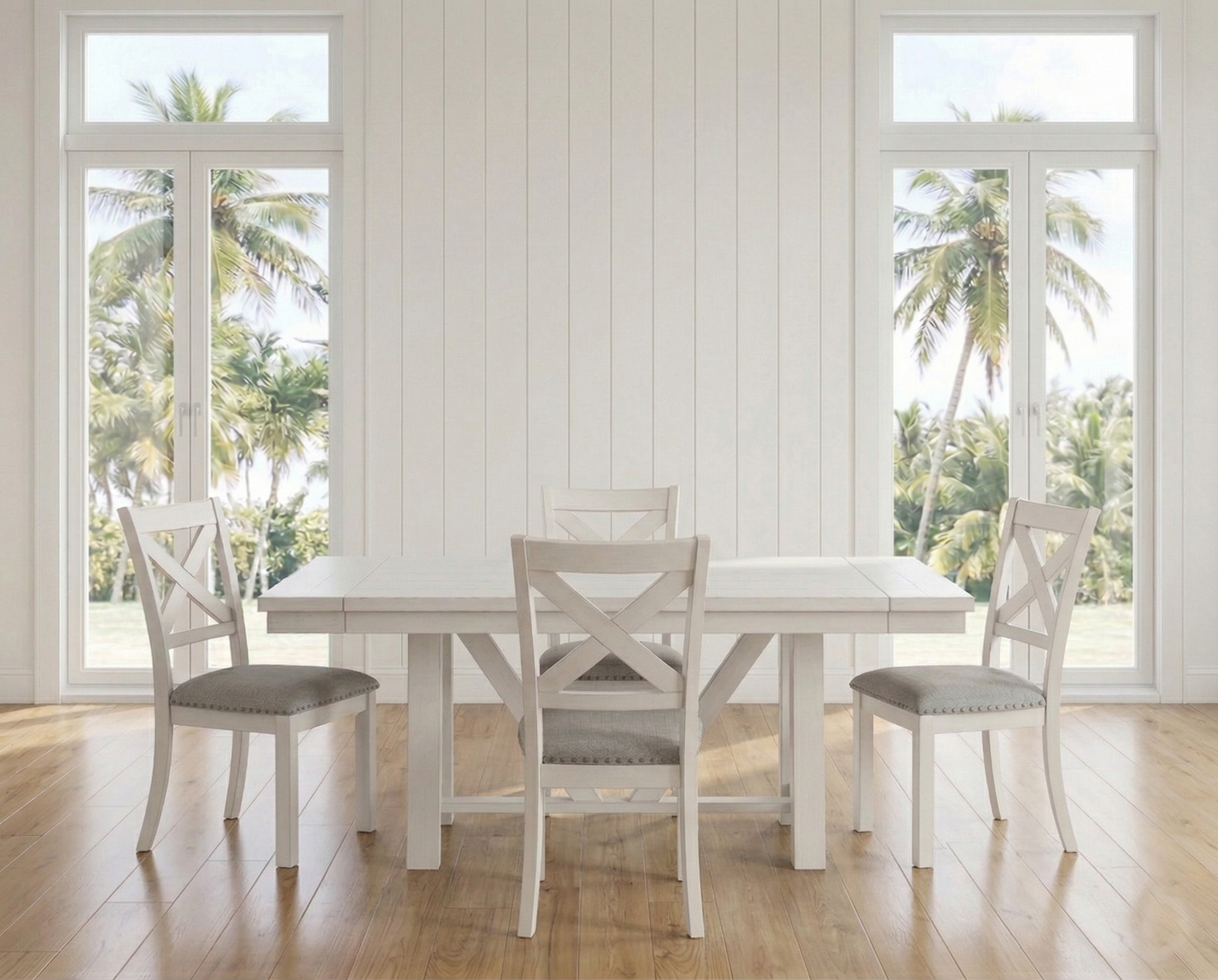 DOORBUSTER! Robbinsdale Counter Height Dining Table and 4 Barstools