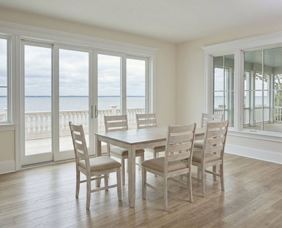 Skempton Dining Table and 6 Chairs — Coastal Two-Tone, Set of 7 Signature Design by Ashley®