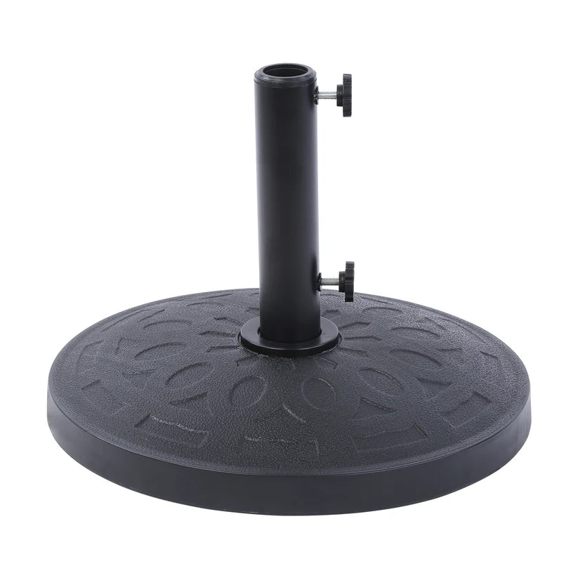 Kona Freestanding Umbrella Base- Resin-Free Black Seahawk Designs Patio Umbrella Bases & Braces