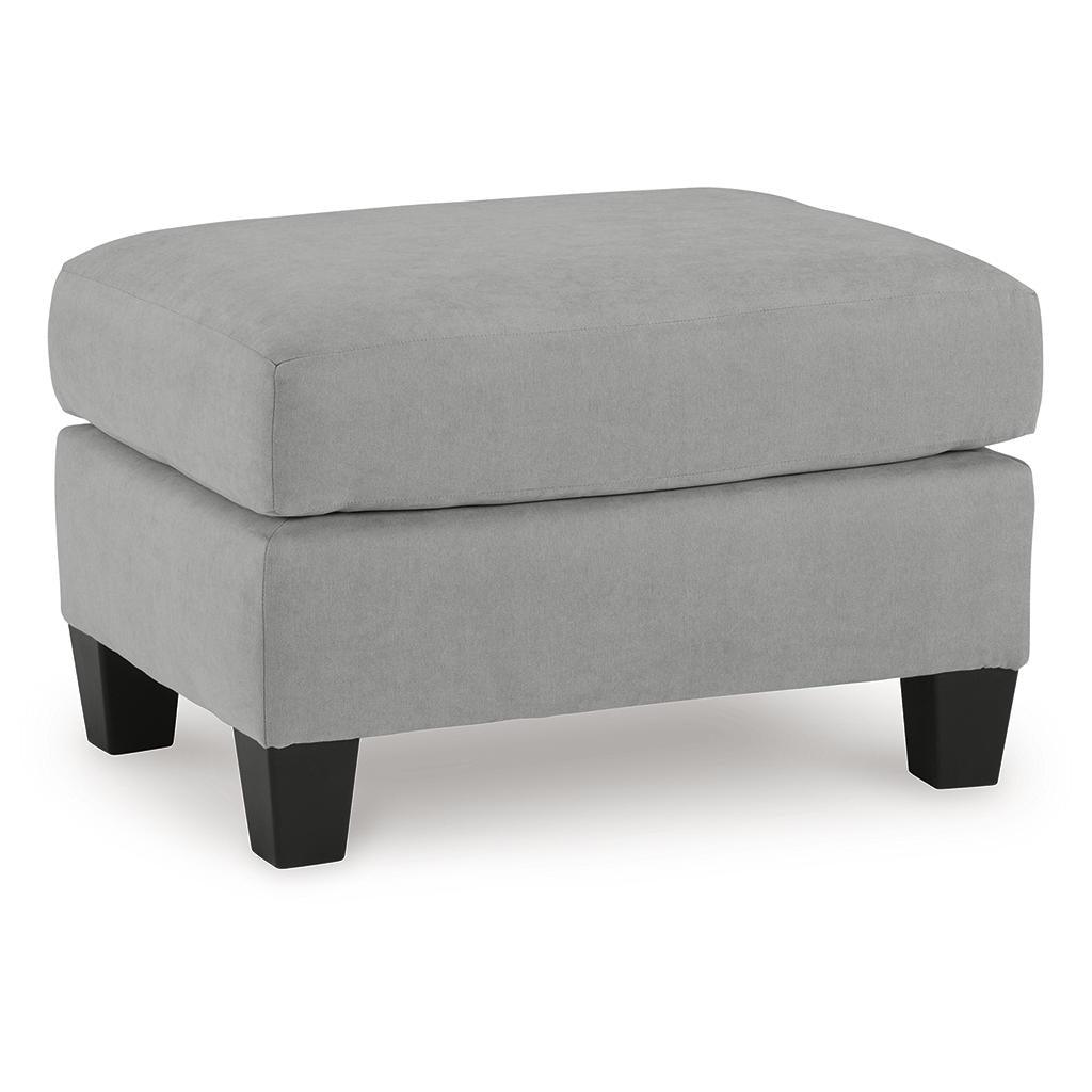 Adlai Chair and Ottoman — Shadow Blue Reading Corner, One Price Signature Design by Ashley® Uncategorized