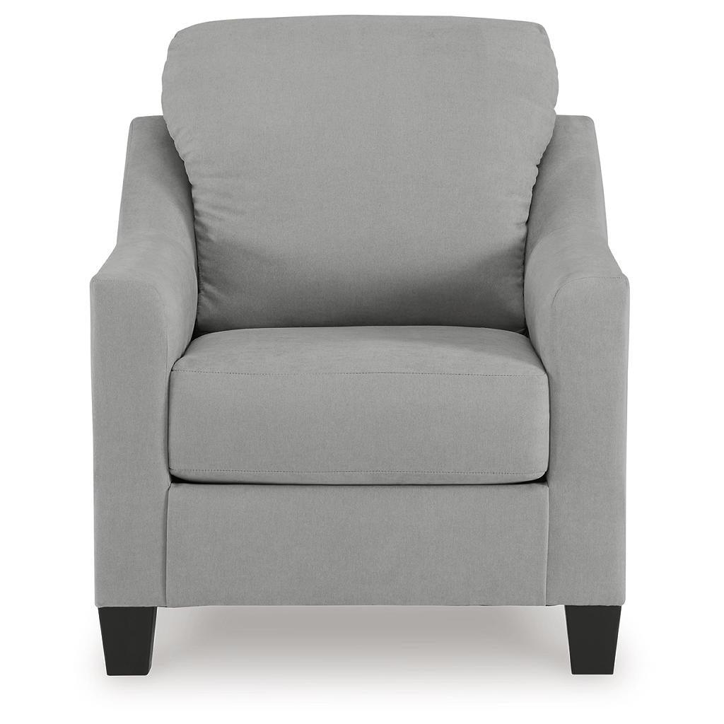 Adlai Chair and Ottoman — Shadow Blue Reading Corner, One Price Signature Design by Ashley® Uncategorized