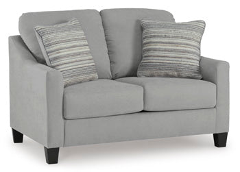 Adlai Loveseat — Compact Shadow Blue, 57 Inches Signature Design by Ashley® Living Room